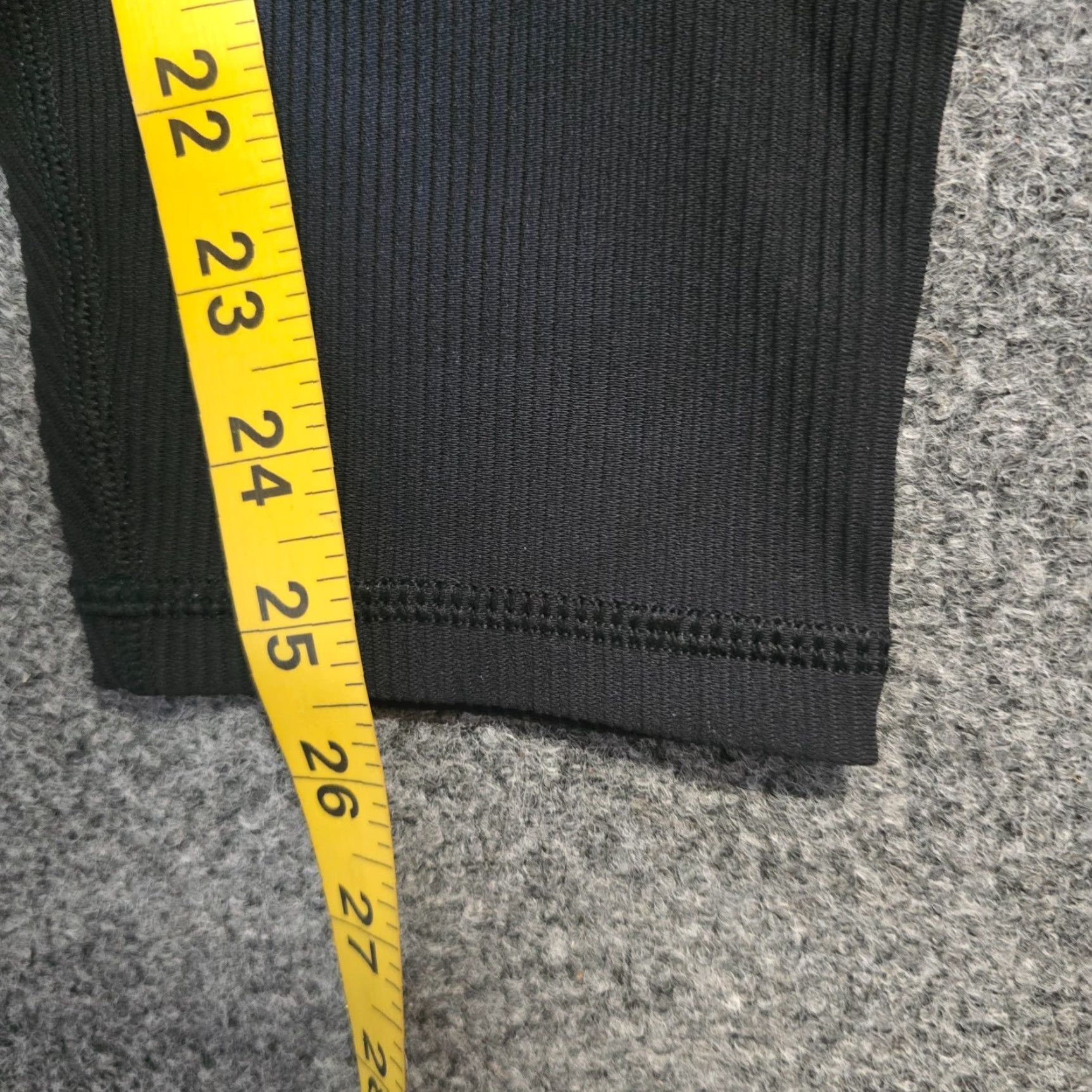 Athleta Athleta Pants Womens 2X Black Elation 7/8 Cropped Ribbed Stretchy Casual Athleisure Yoga Skinny Inseam 26in Womens Size 40" / US 18 - 6 Thumbnail