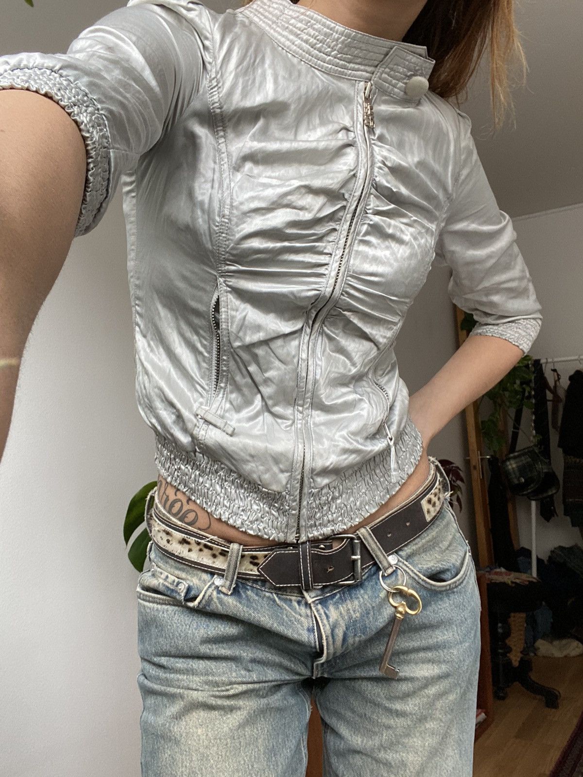 Miss Sixty Miss Sixty Metallic Bomber Size S / US 4 / IT 40 - 2 Thumbnail