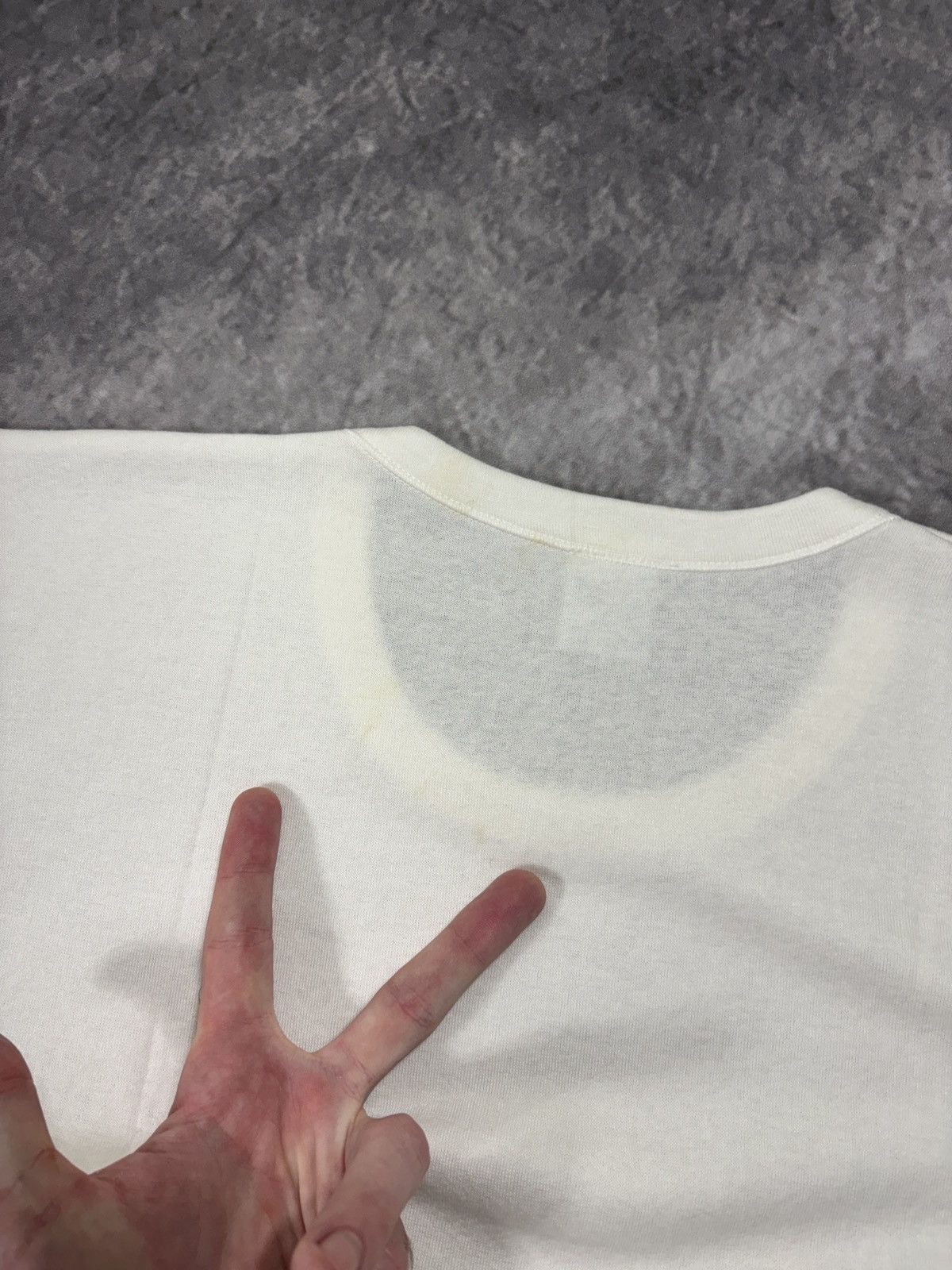 Vintage Italian Double Layer Knit T-Shirt Vintage Undershirt Thermal Size US L / EU 52-54 / 3 - 11 Thumbnail