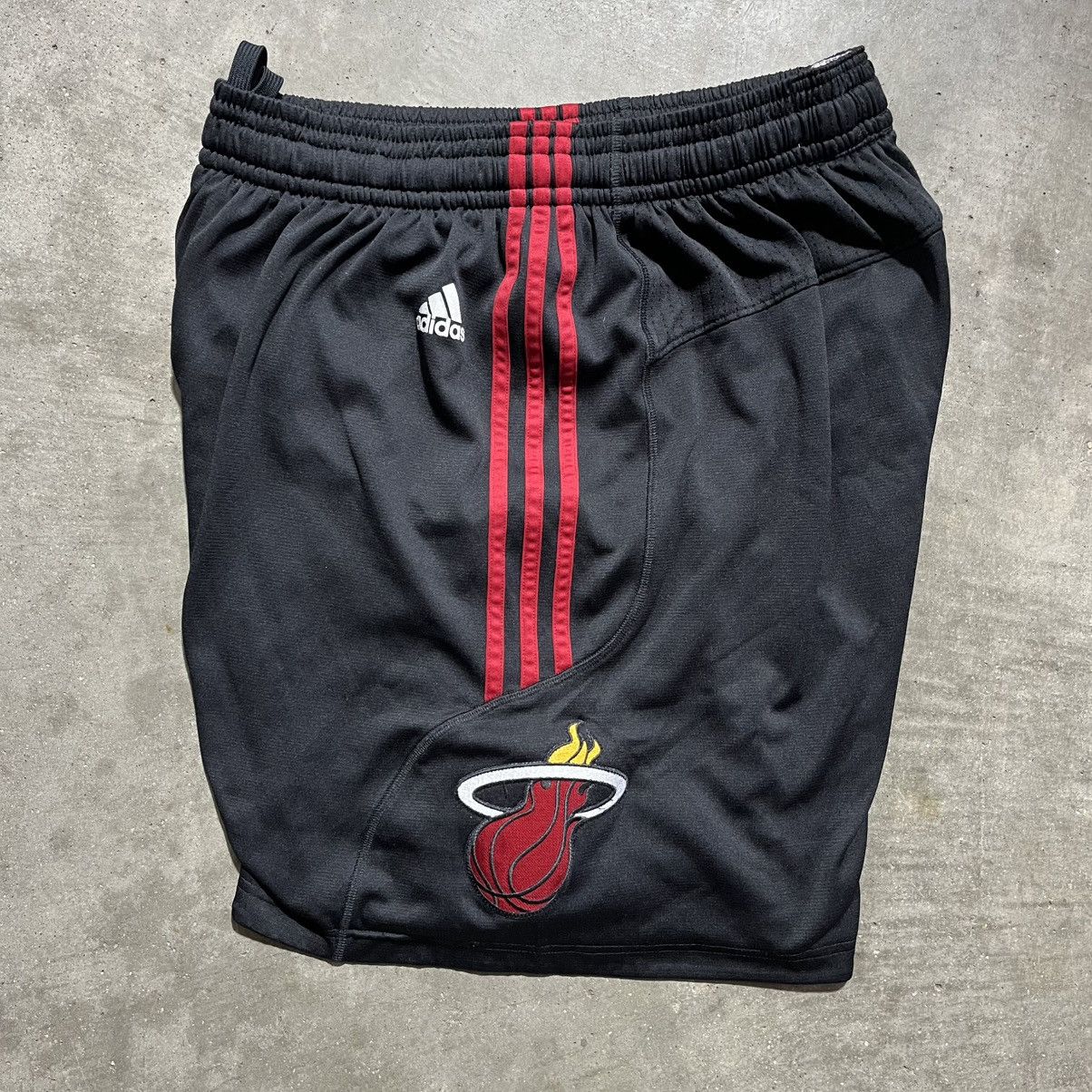 GAME WORN NBA Miami Heat 2017 D-League Adidas Game Shorts