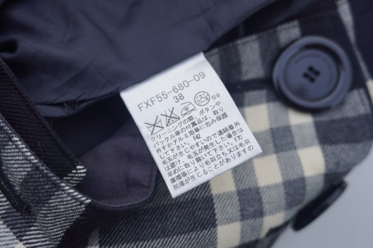Burberry Burberry London Blue Label Mini Skirt Plaid Balck White 38 Size 33" - 4 Thumbnail