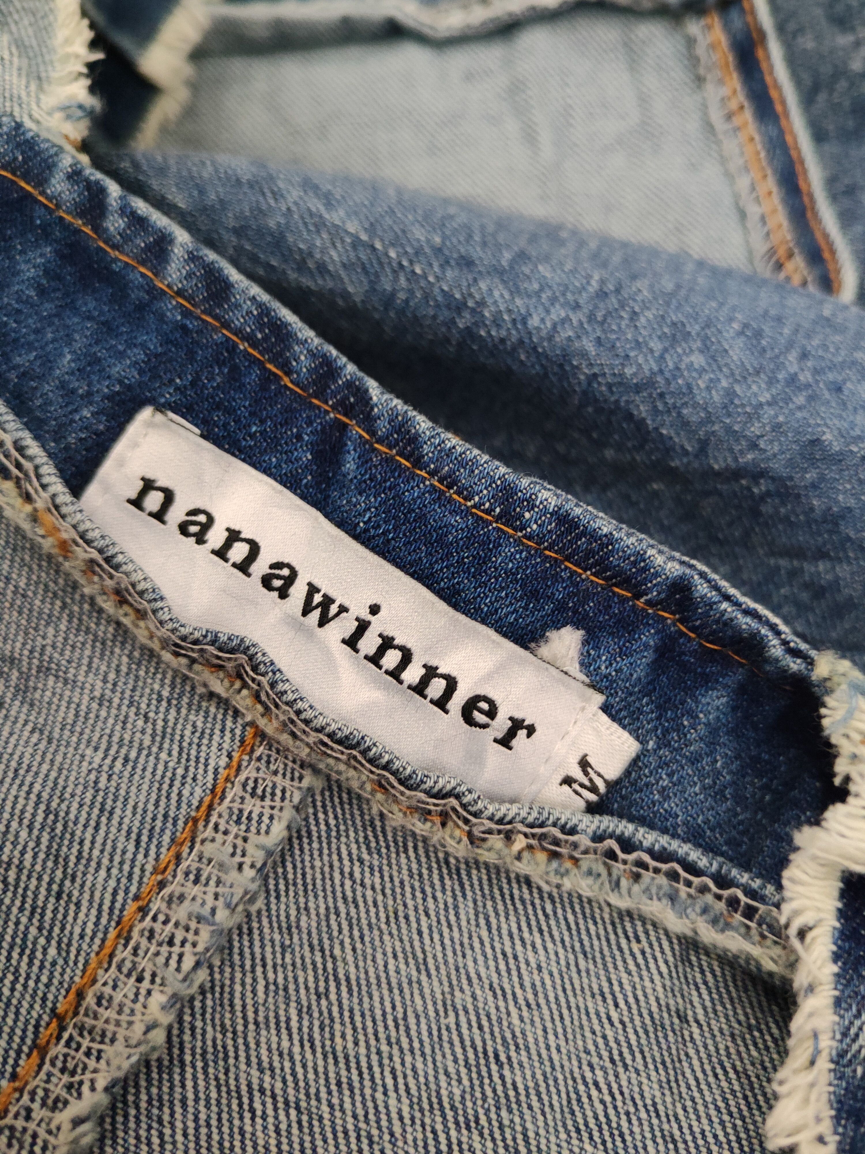 Japanese Brand × Vintage Vintage Nanawinner Blue Denim Shortall Jumpsuits Size 39" - 13 Thumbnail