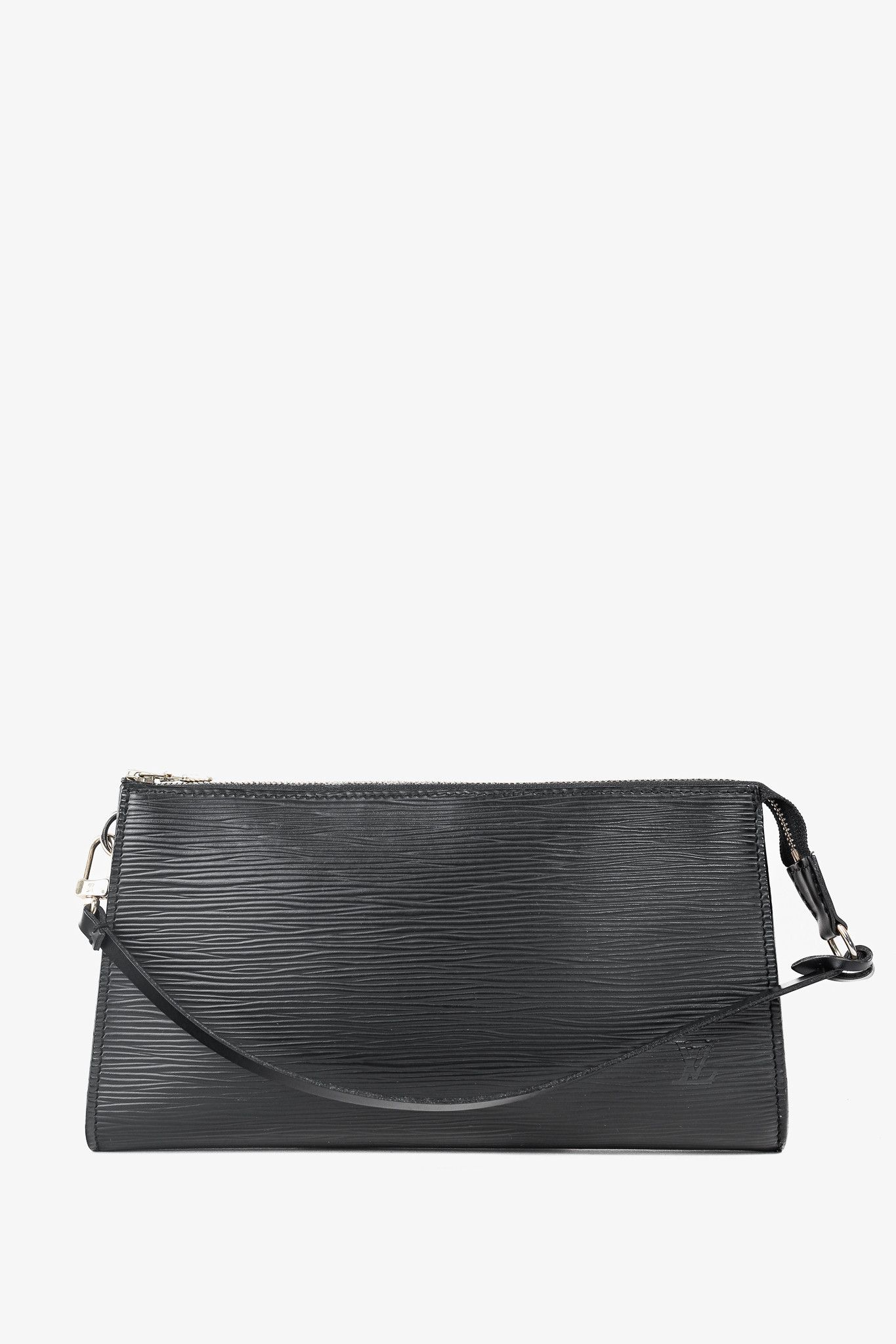 Louis Vuitton Black Epi Leather Pochette Bag
