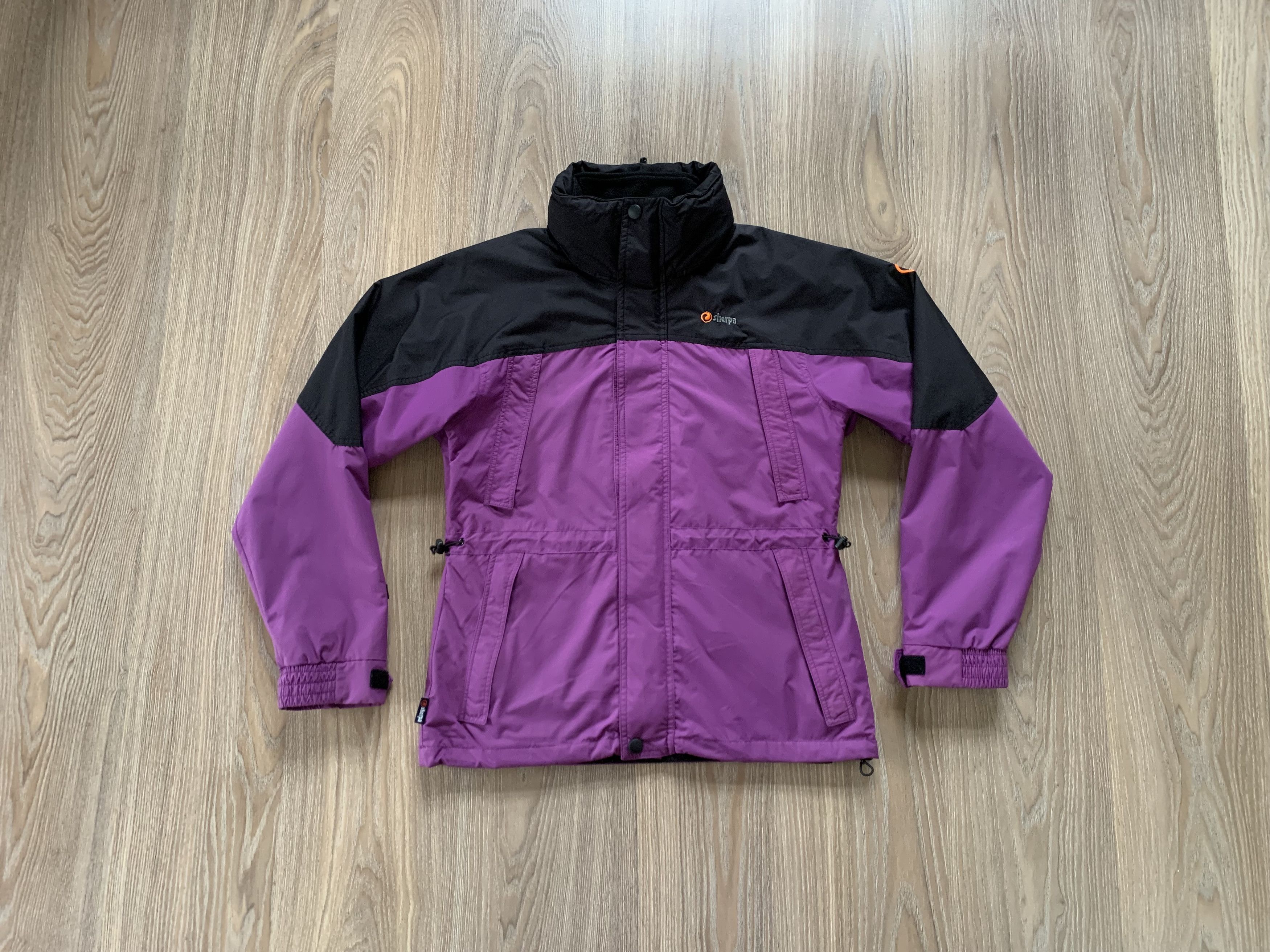 Other Sherpa Women Black Hood Winter Insulated Jacket Size L / US 10 / IT 46 - 1 Thumbnail