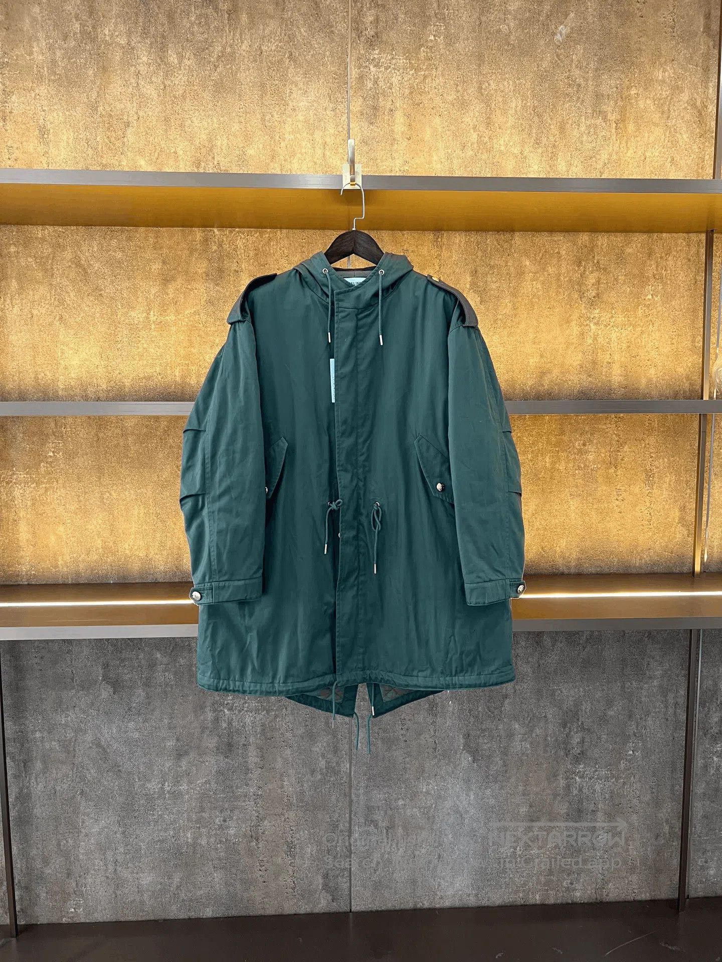 Celine Celine Army Green Parka Coat. Size S / US 4 / IT 40 - 1 Thumbnail