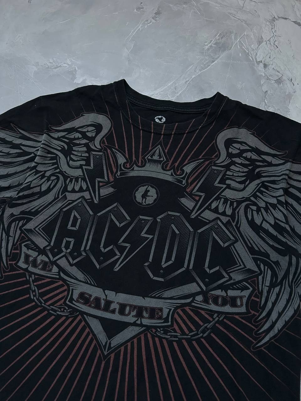 Liquid Blue Vinatge AC/DC Liquid Blue Band Graphic T-Shirt Size US M / EU 48-50 / 2 - 2 Thumbnail