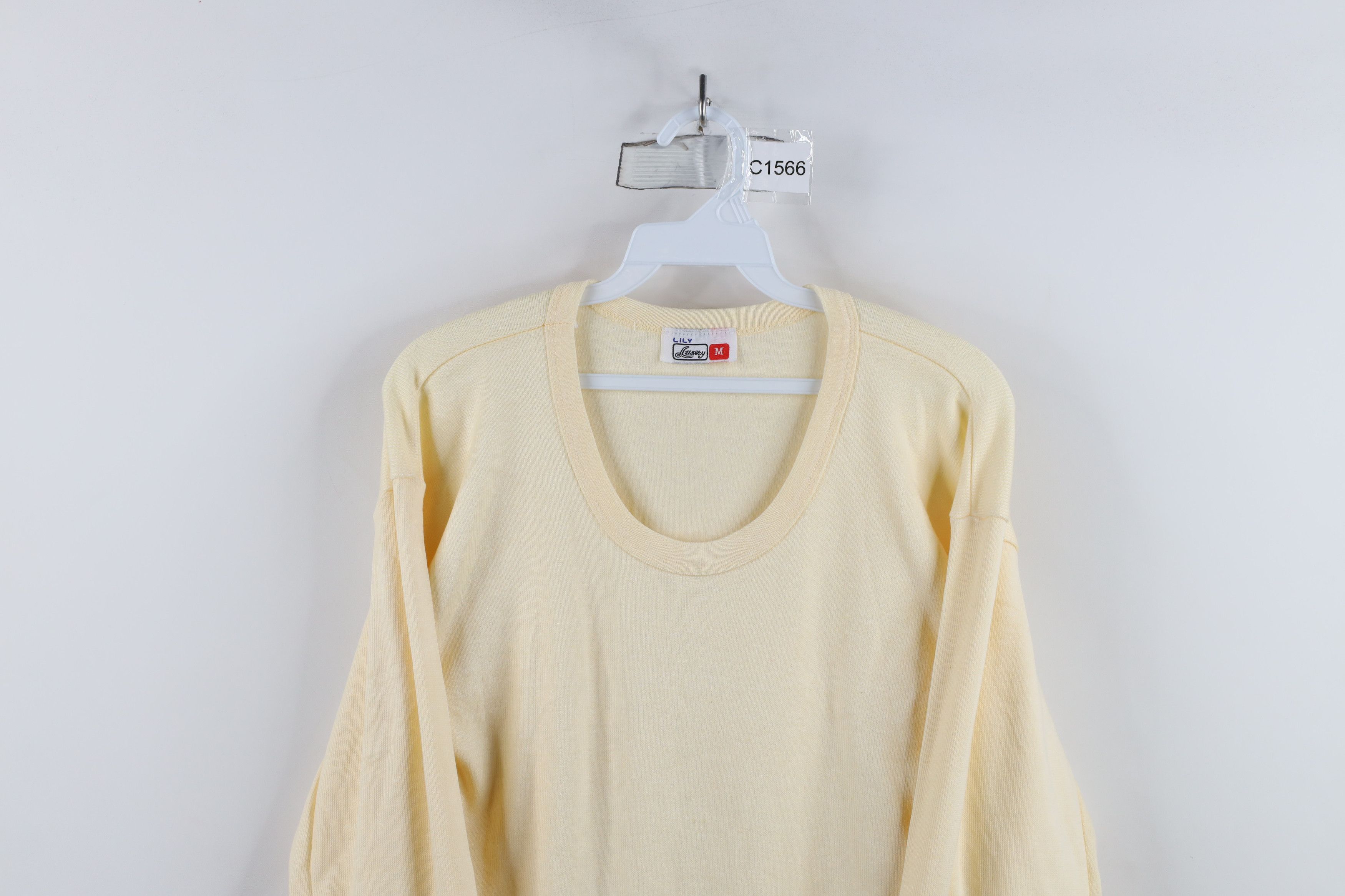 Vintage Vintage 90s Streetwear Ribbed Knit Long Sleeve T-Shirt Size US M / EU 48-50 / 2 - 2 Thumbnail
