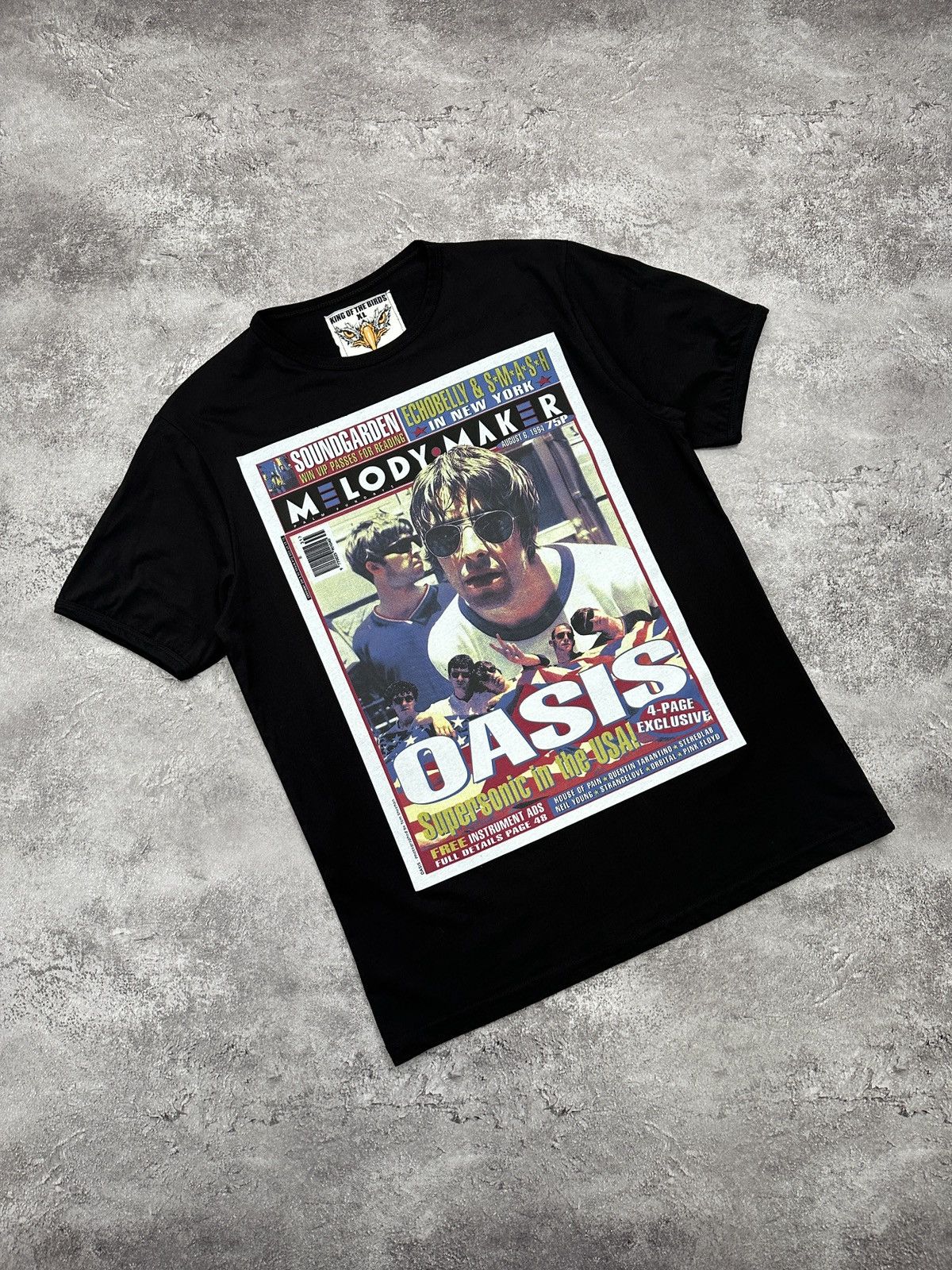 Band Tees Oasis Melody Maker 1994 T-Shirt Men’s Cotton Size L Size US L / EU 52-54 / 3 - 1 Thumbnail