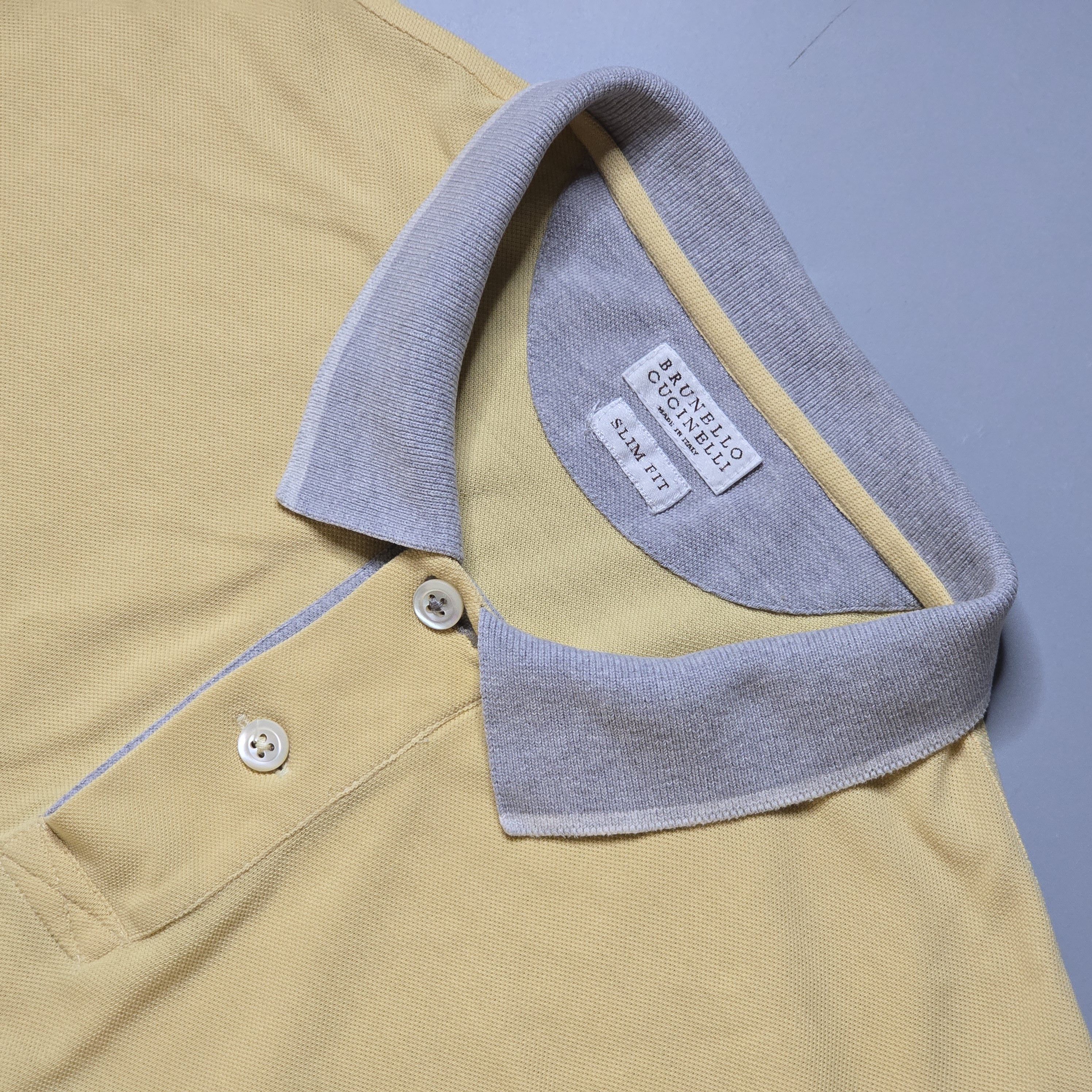 Brunello Cucinelli Brunello Cucinelli - Logo Pique Longslevee Polo Size US XL / EU 56 / 4 - 5 Thumbnail