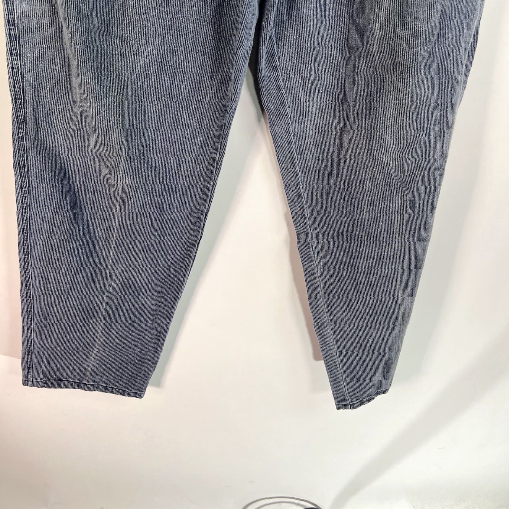 Vintage Vintage JJ Cochran Mens Jeans Sz 33 High Rise Straight Fit Denim 80s Raw Washed Blue Size US 33 - 4 Thumbnail
