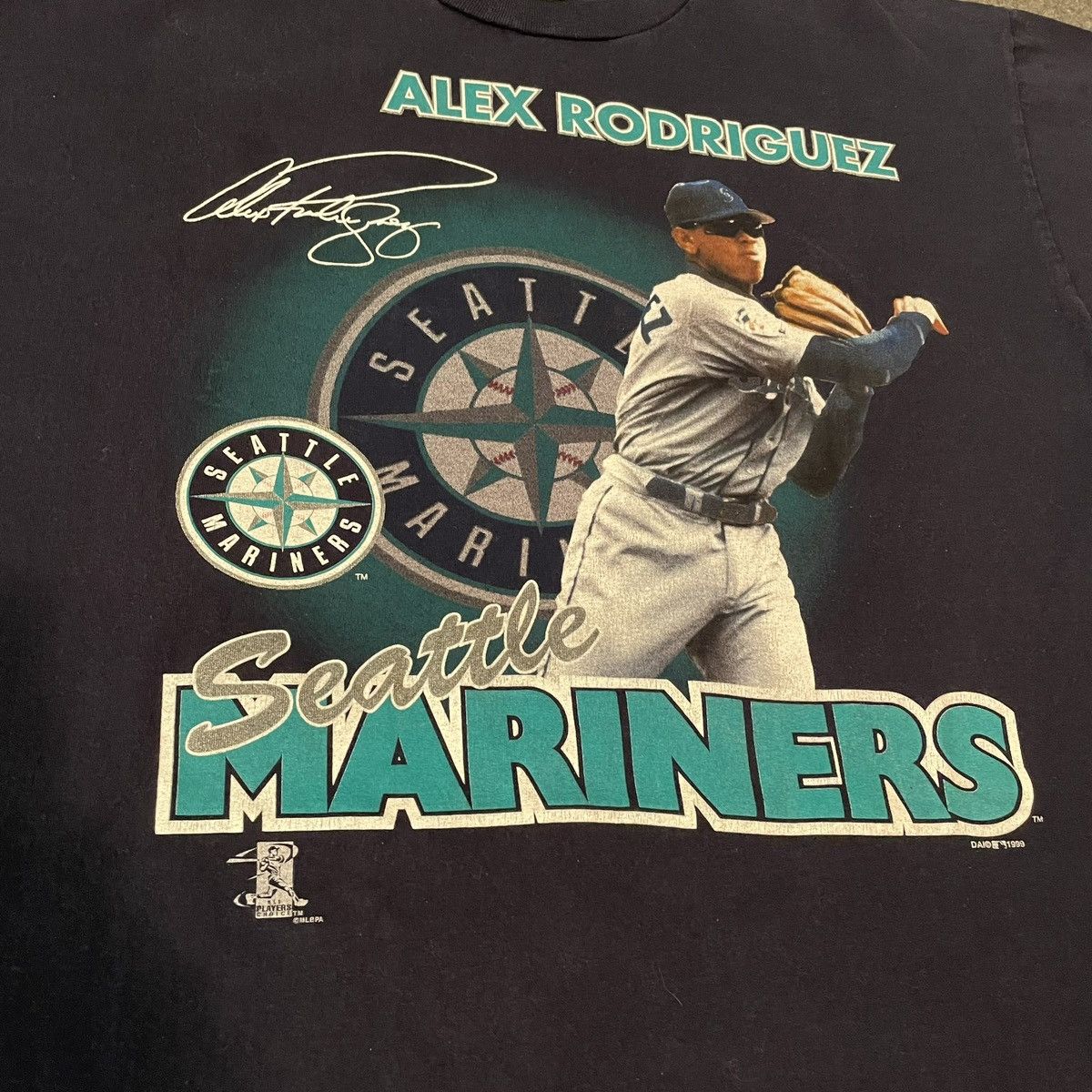 Vintage MLB 1999 Alex Rodriguez Seattle Mariners Tee