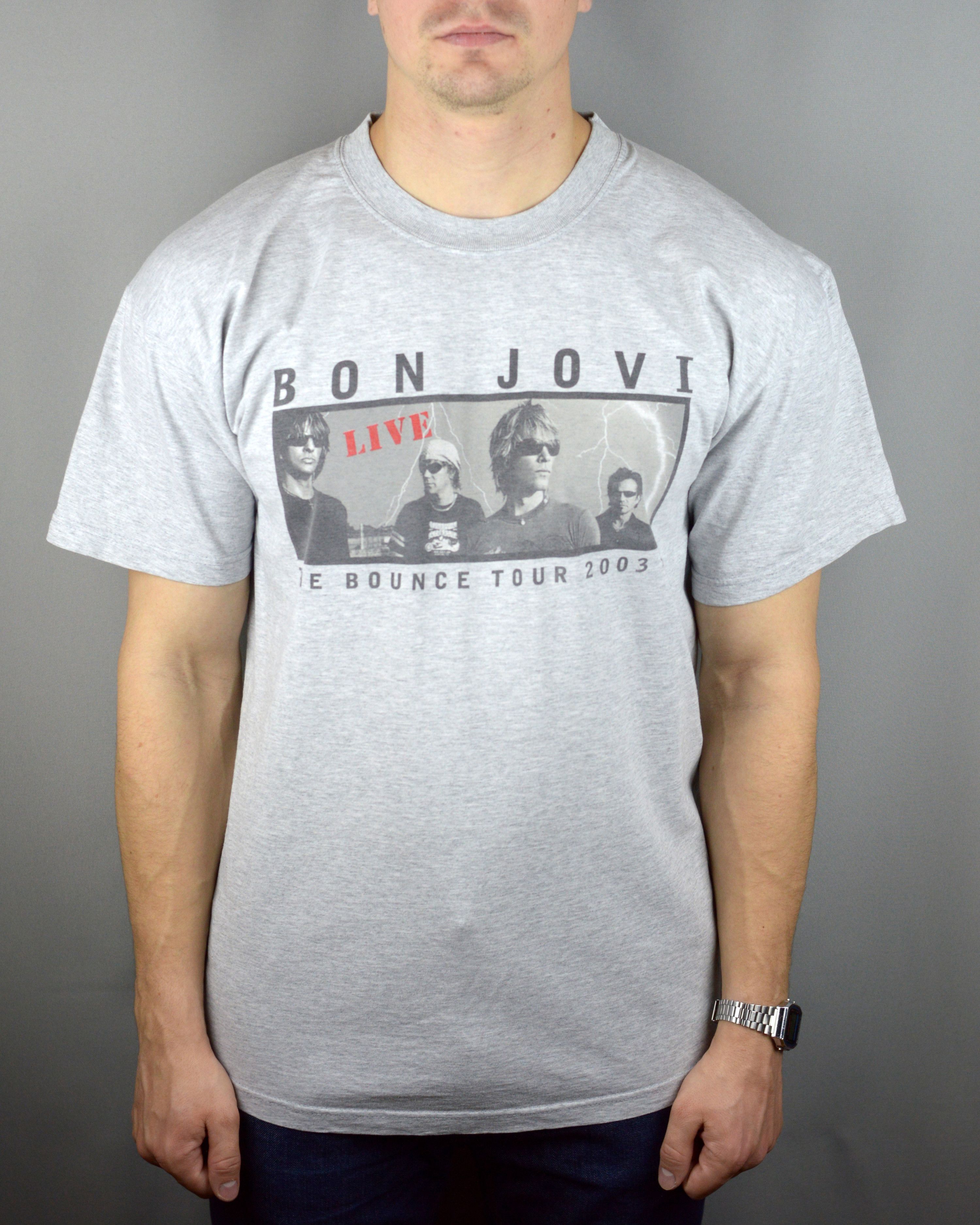 Bon Jovi × Vintage Vintage 2003 Bon Jovi The Bounce Tour t shirt Size US L / EU 52-54 / 3 - 1 Thumbnail