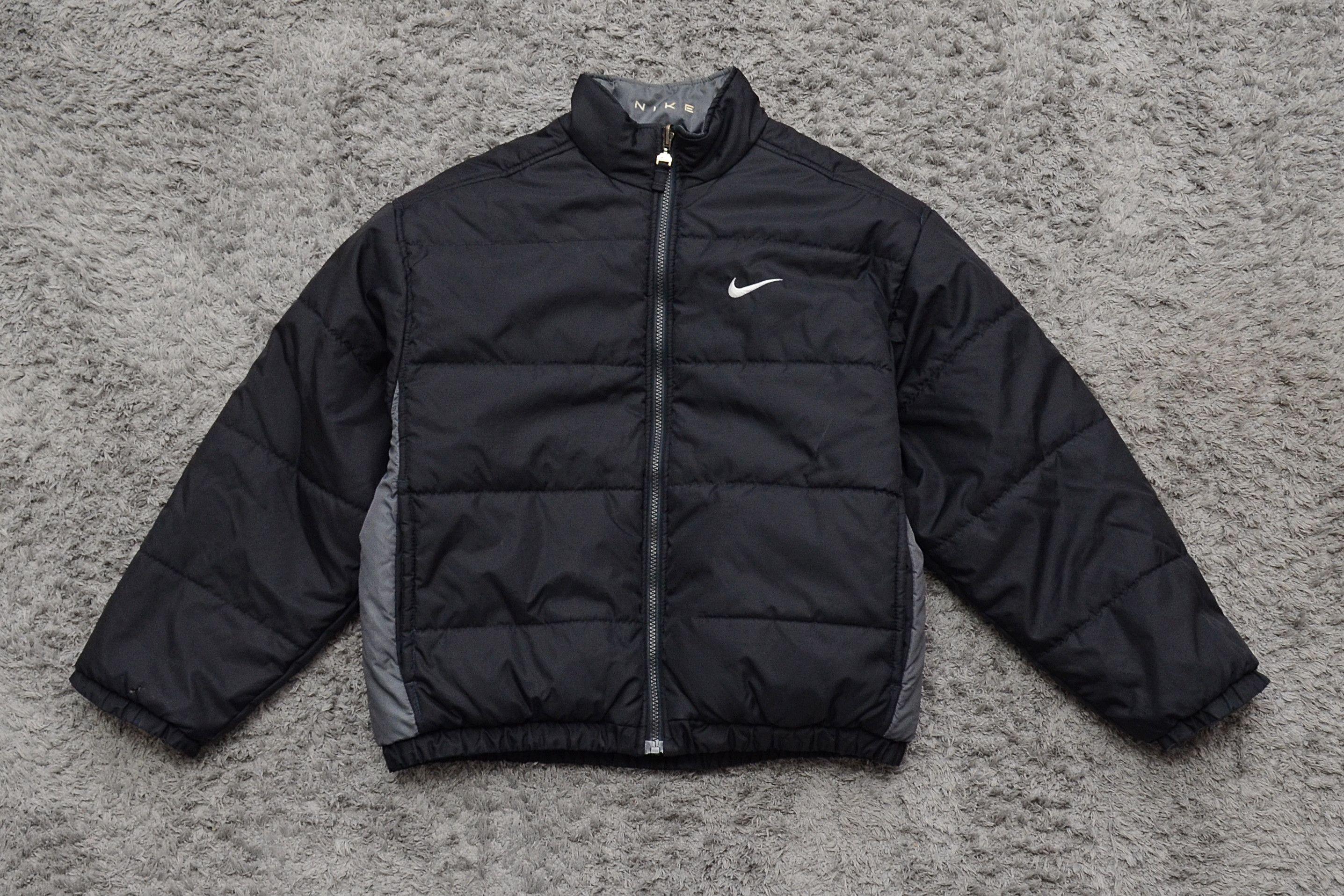 Nike Vintage Beige Puffer Jacket y2k retro Two-Sided AcG