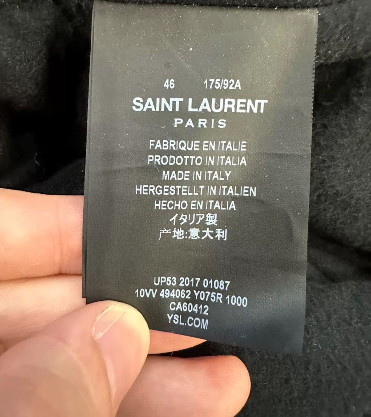 Saint Laurent Paris × Yves Saint Laurent Saint Laurent YSL Black Beige Show Jacket2412-Nextarrow Size US S / EU 44-46 / 1 - 7 Thumbnail