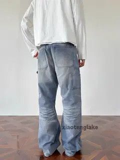 Vintage VIBE custom flare carpenter jeans Size US 34 / EU 50 - 6 Thumbnail