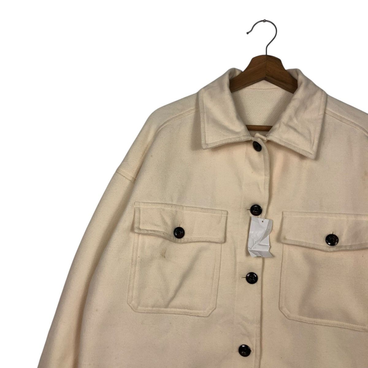 Japanese Brand 🔥VINTAGE WOOL CHORE BUTTON JACKET GU JAPAN ISSEY MIYAKE Size US L / EU 52-54 / 3 - 9 Thumbnail