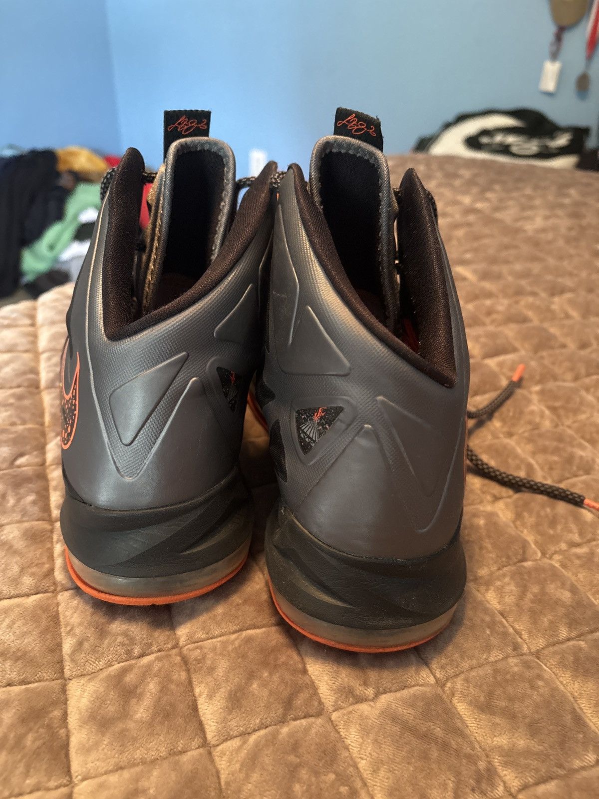 Jordan Brand × Nike LeBron 10 Lava Size US 10.5 / EU 43-44 - 4 Thumbnail