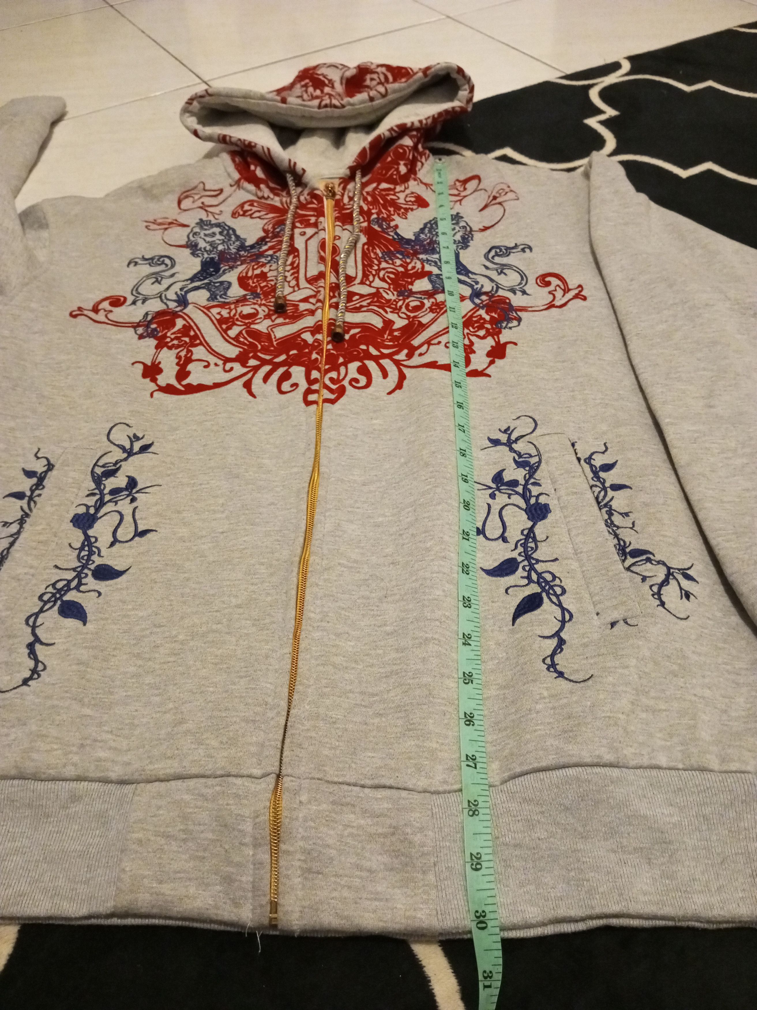 Japanese Brand 🔥CRAZY🔥 Y2K KANJI JEANS JPN TRADISIONAL ART EMBROIDERY Size US XL / EU 56 / 4 - 12 Thumbnail