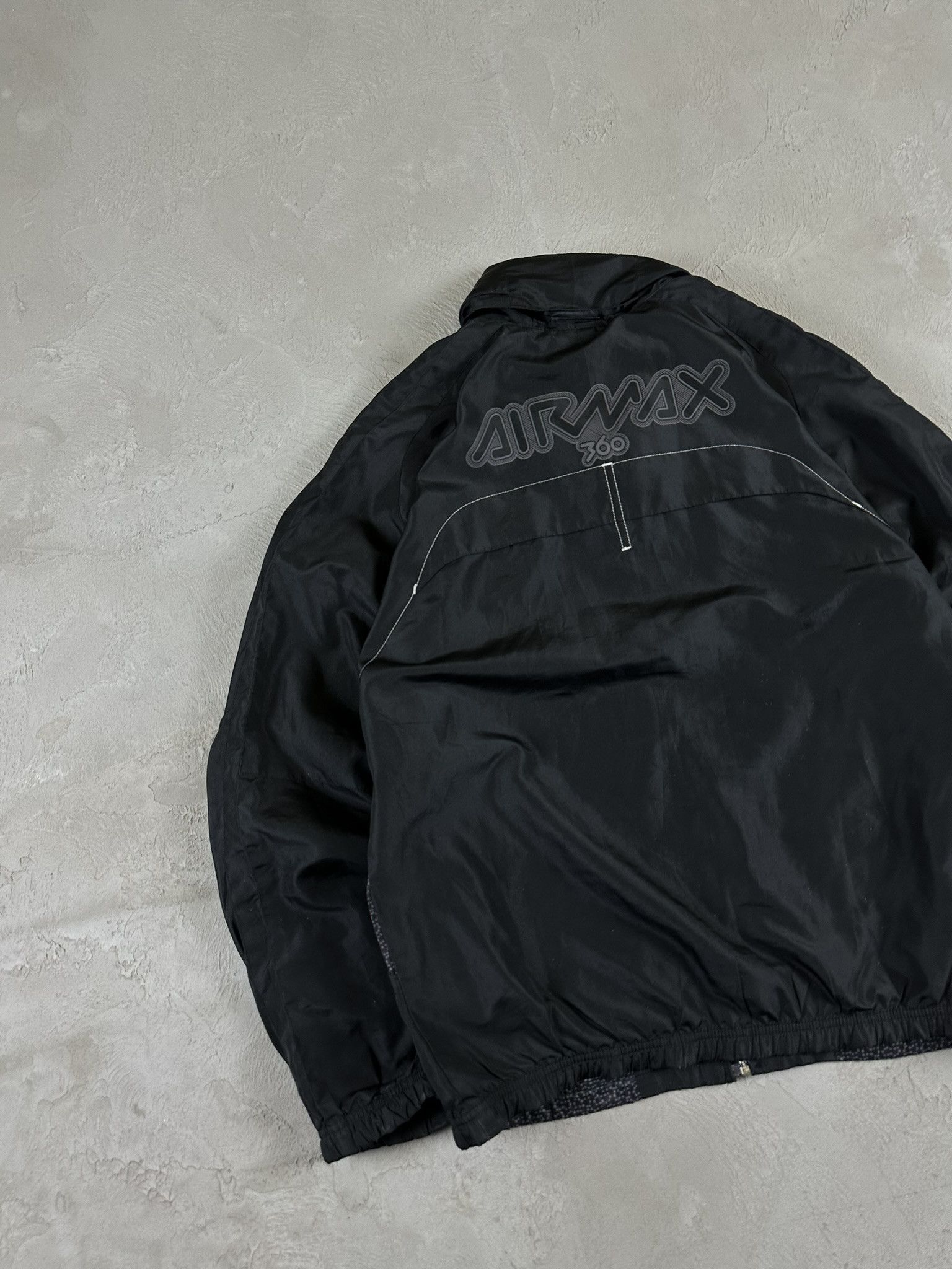 Nike 00s Vintage Nike Air Max Nylon Zip Tracksuit Jacket Size US M / EU 48-50 / 2 - 12 Thumbnail