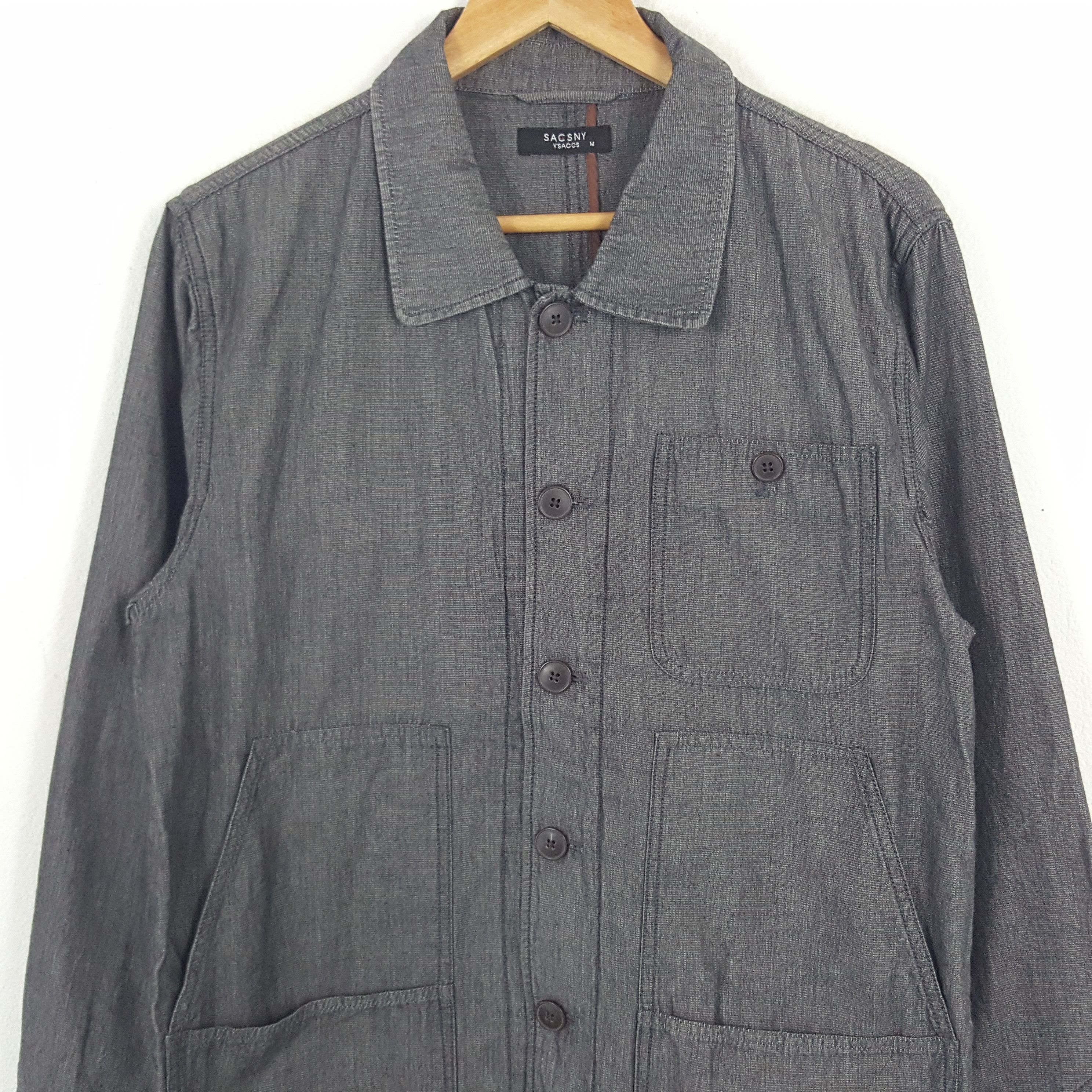Japanese Brand × Vintage × Yohji Yamamoto Vintage Sacsny by Yohji Yamamoto Designer Custom Art Jacket Size US M / EU 48-50 / 2 - 4 Thumbnail