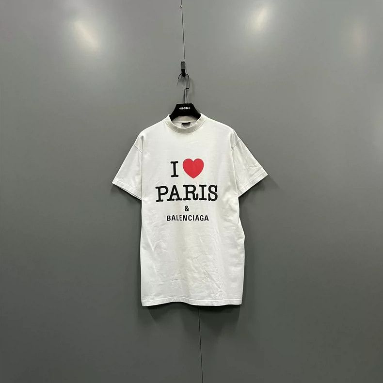 Balenciaga Balenciaga Heart Letter Print T-shirt - dmc Size US S / EU 44-46 / 1 - 1 Thumbnail