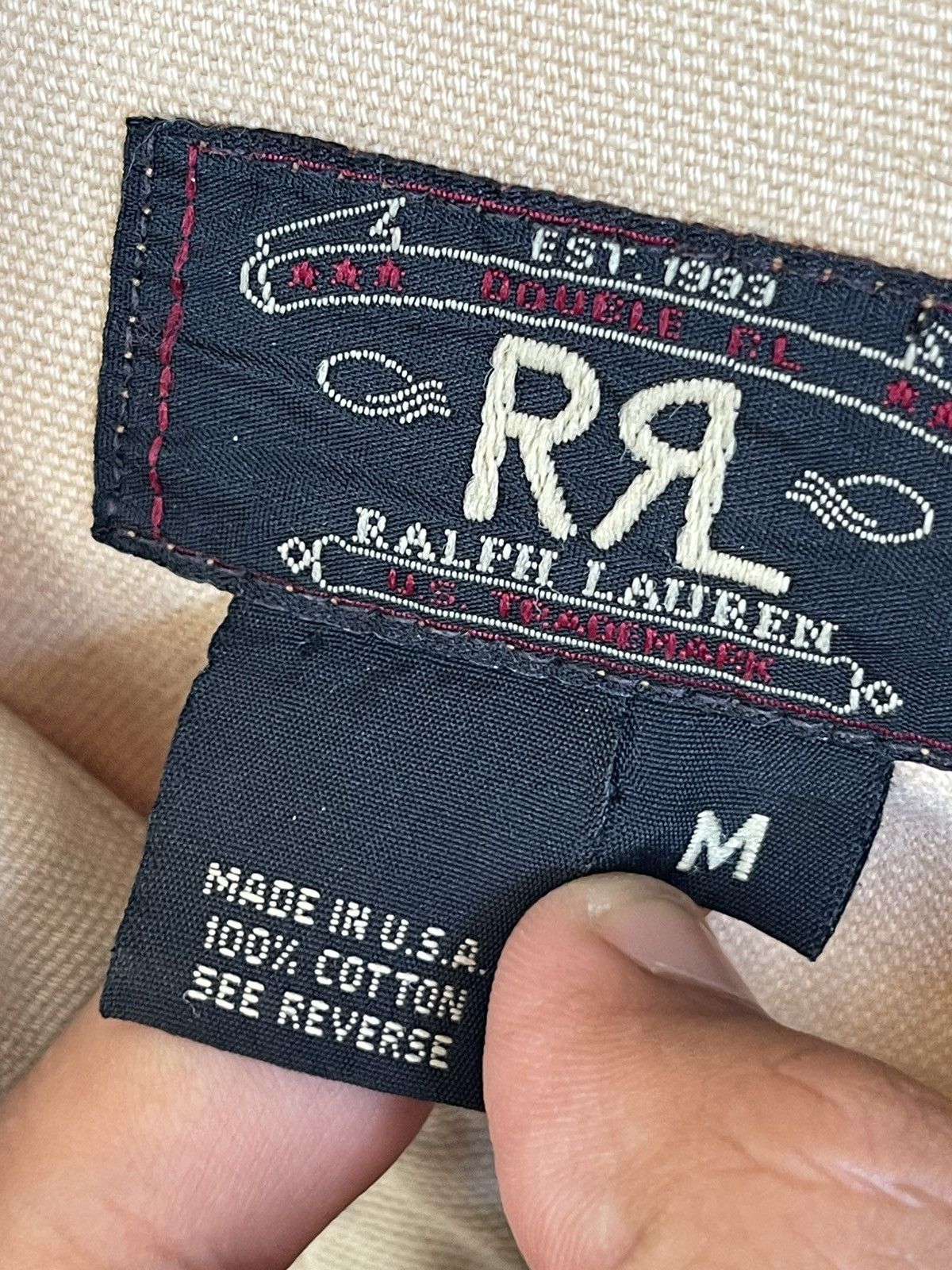 RRL Ralph Lauren RRL Ralph Lauren Type 2 Duck Canvas Jacket Made in USA Size US M / EU 48-50 / 2 - 5 Thumbnail