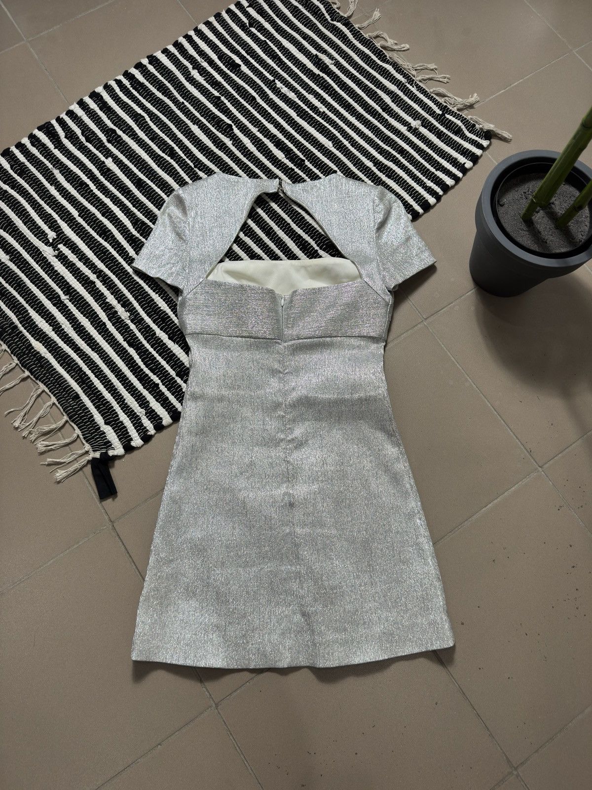 Sandro VINTAGE SANDRO IRIDESCENT 2000s DISCO MINI DRESS Size S / US 4 / IT 40 - 13 Thumbnail