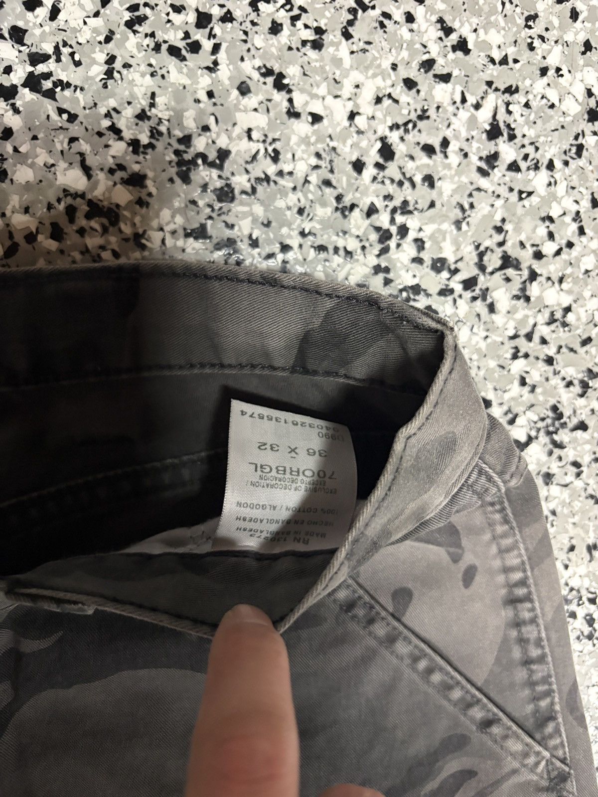 Wrangler Vintage Grey Camo Relaxed Fit Wrangler Cargo Pants Size 36 Size US 36 / EU 52 - 3 Thumbnail