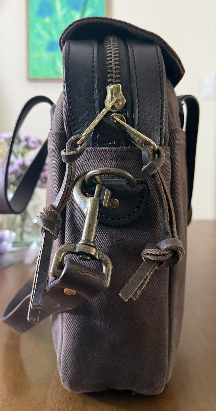 Filson Filson 256 Original Briefcase Brown USA Old Tag EXCELLENT Size ONE SIZE - 9 Thumbnail