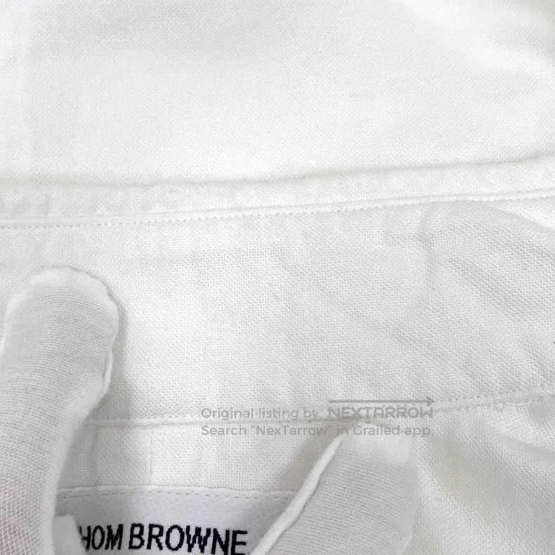 Thom Browne Thom Browne White tropical fish embroidery cotton shirt Size US S / EU 44-46 / 1 - 9 Thumbnail