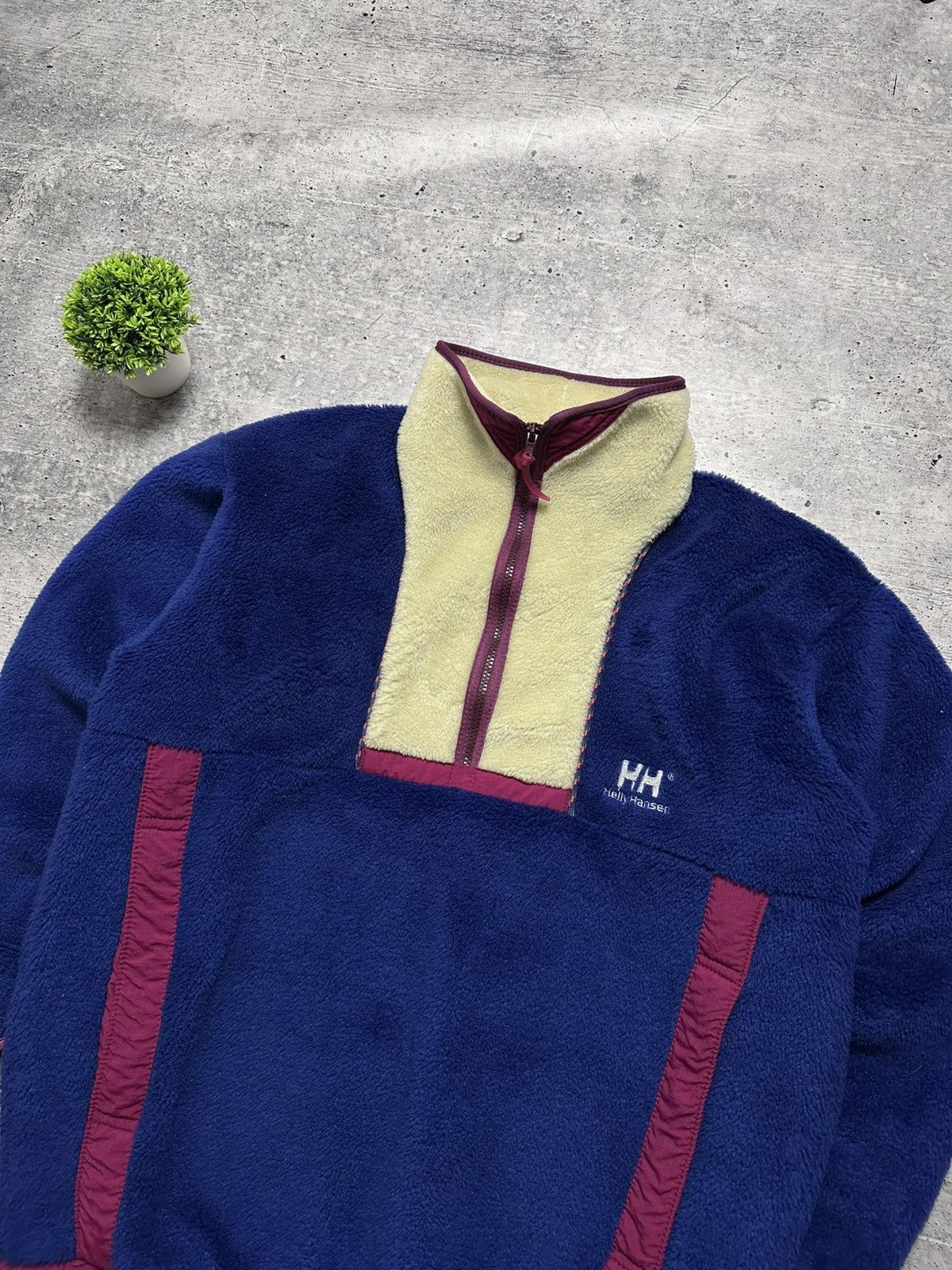 Helly Hansen Vintage Helly Hansen Pullover Nylon Pocket Fleece Jacket Size US L / EU 52-54 / 3 - 4 Thumbnail