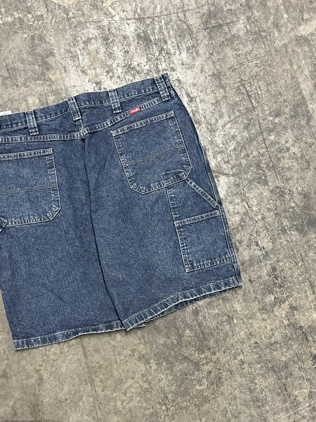 Vintage × Wrangler Jorts baggy fit carpenter cargo streetwear hype y2k Size US 38 / EU 54 - 2 Thumbnail