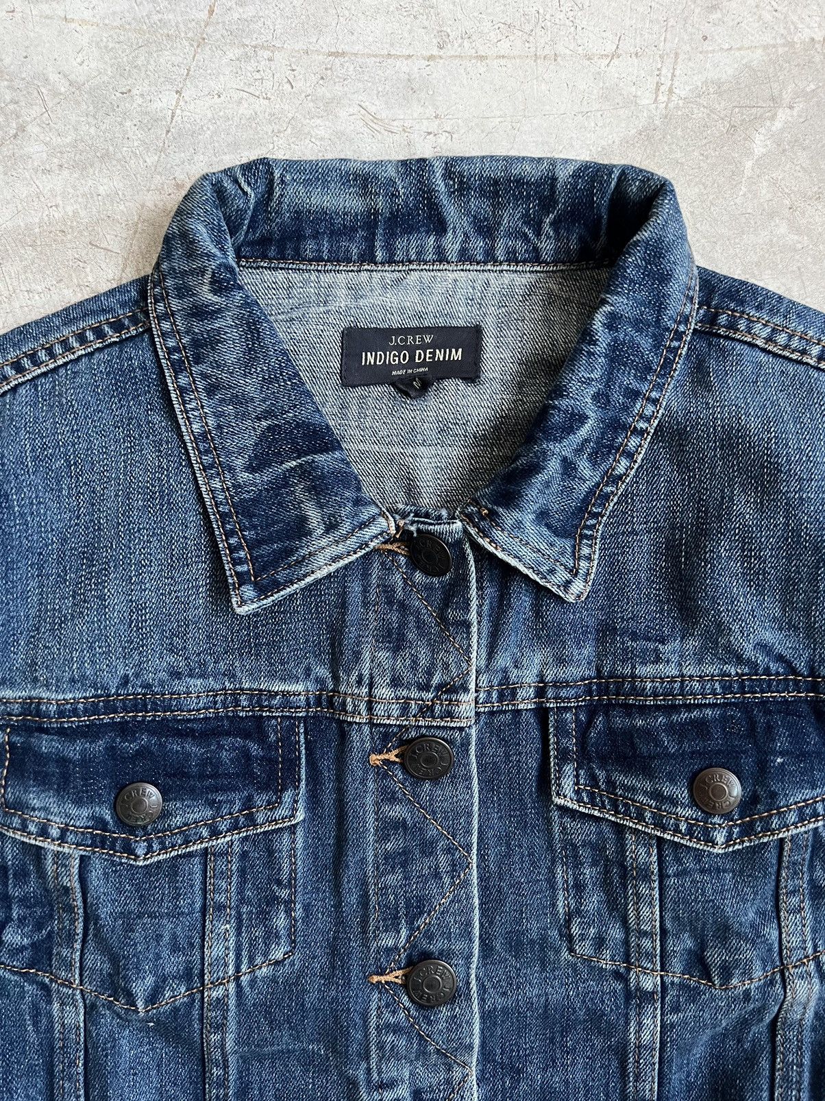 J.Crew Vintage J.CREW Indigo Denim Jacket Size US S / EU 44-46 / 1 - 5 Thumbnail