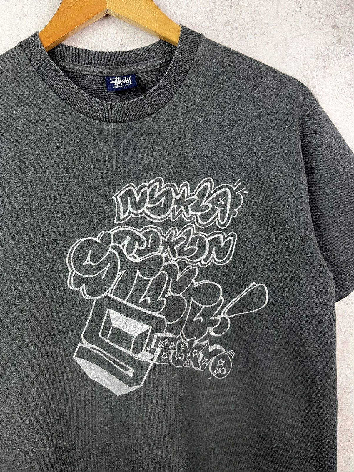 Stussy Vintage Stussy World Tour Graffiti Logo T-Shirt Rare Retro Size US M / EU 48-50 / 2 - 3 Thumbnail
