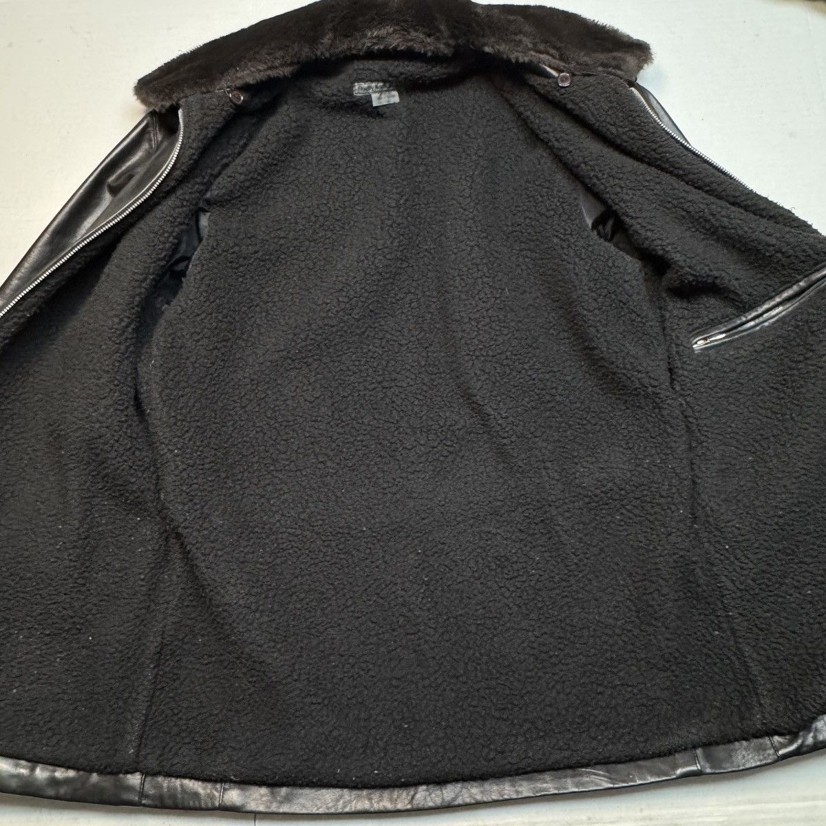 M0851 m0851 Vintage Rugby North America Leather Avaitor Jacket Size US S / EU 44-46 / 1 - 5 Thumbnail