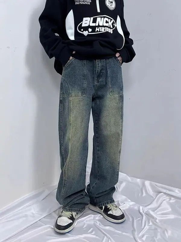 VIBE Vintage Y2K washed street hip hop baggy jeans Size US 30 / EU 46 - 3 Thumbnail