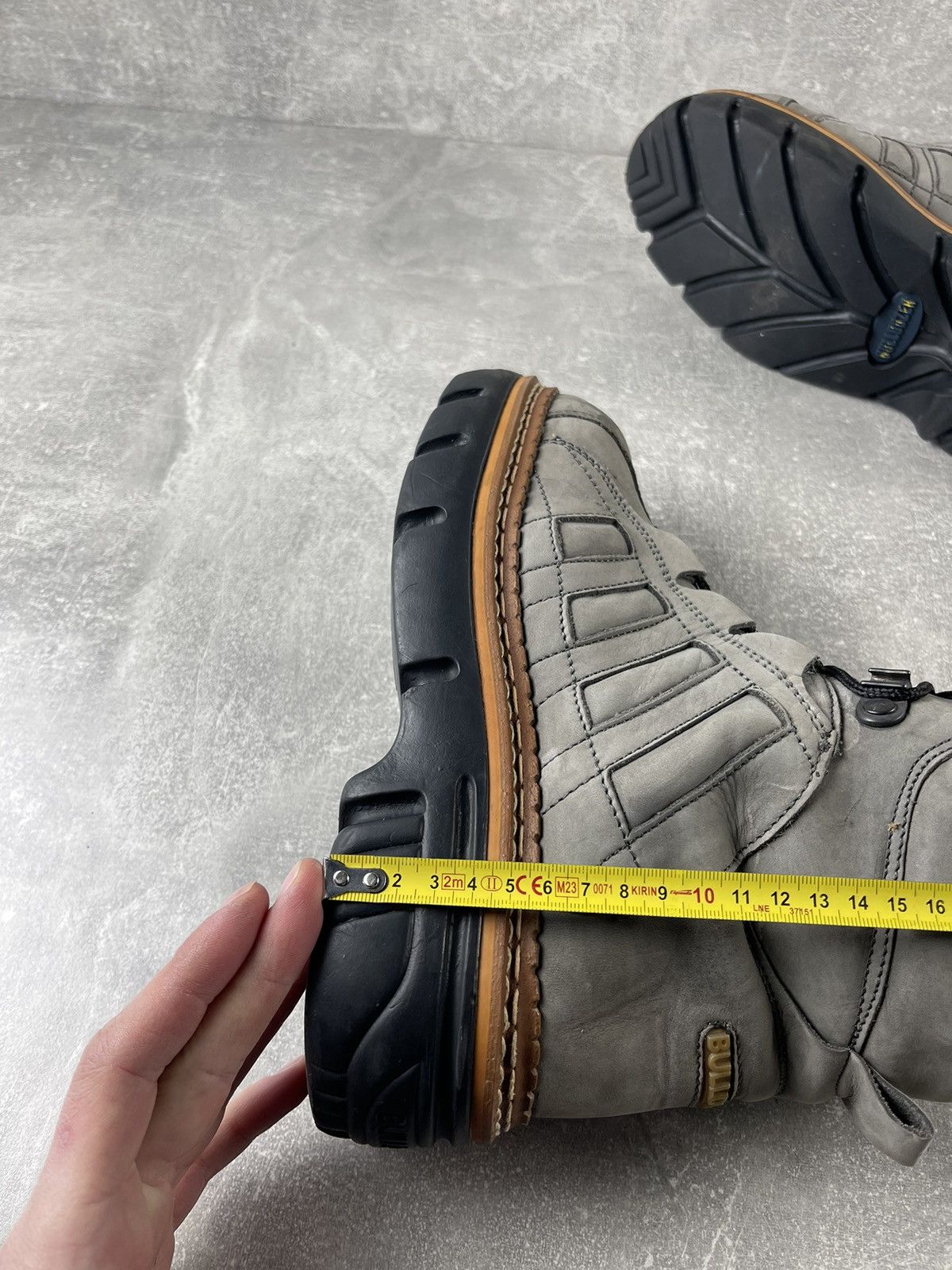 Other Bulldozer Y2K Suede Leather Chunky Combat Platform Boots Size US 7.5 / EU 40-41 - 13 Thumbnail