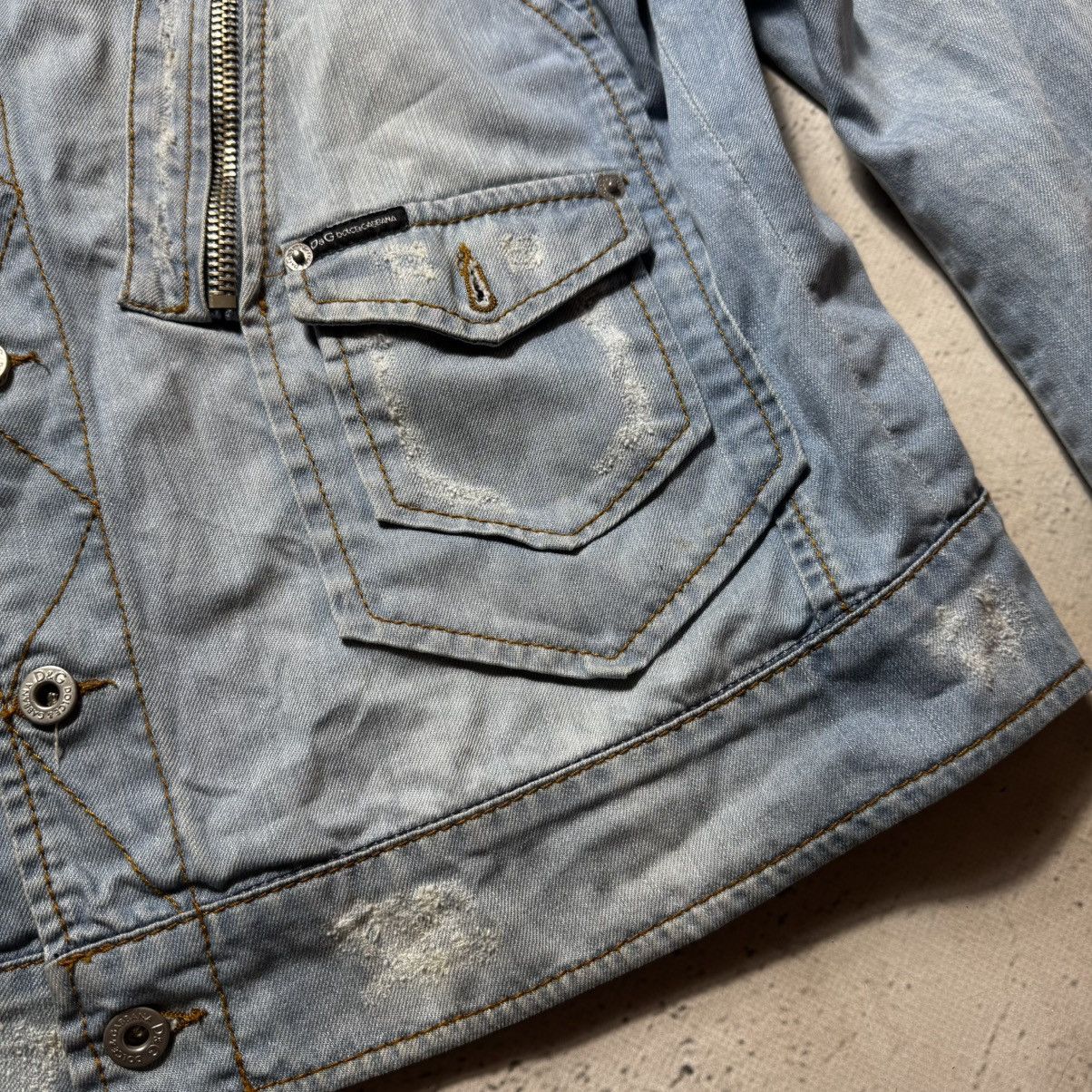 Dolce & Gabbana archive dolce gabbana denim jacket distressed opium Size US M / EU 48-50 / 2 - 11 Thumbnail