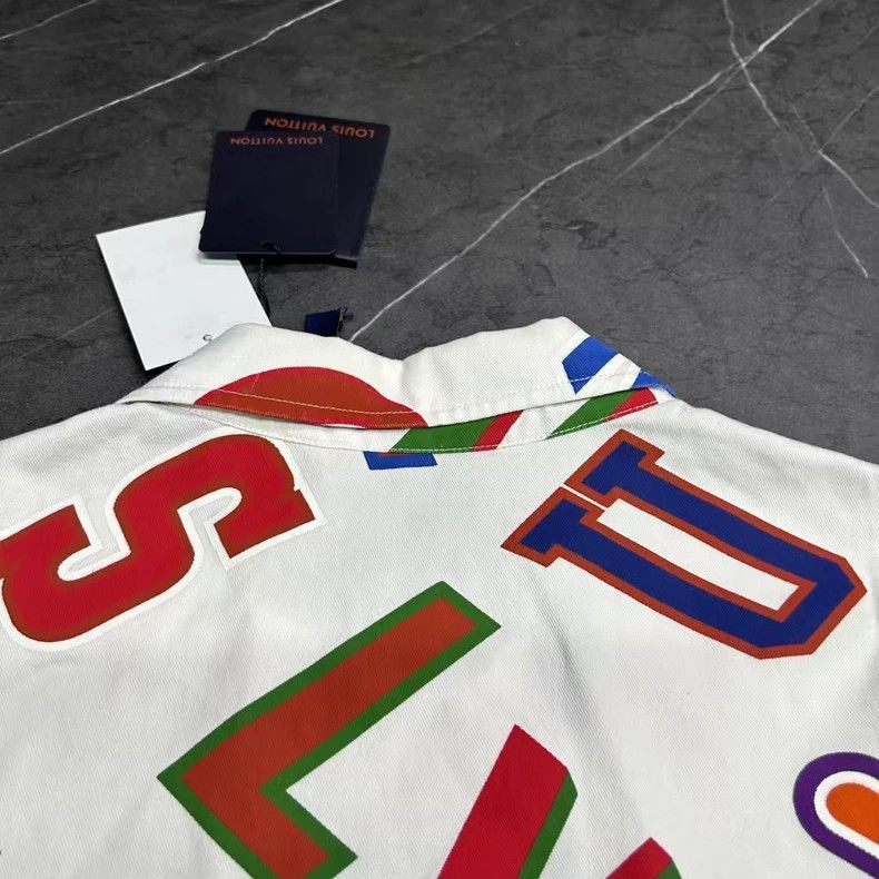 Louis Vuitton Louis Vuitton NBA Logo Short Sleeve Shirt-2506 Size US L / EU 52-54 / 3 - 4 Thumbnail