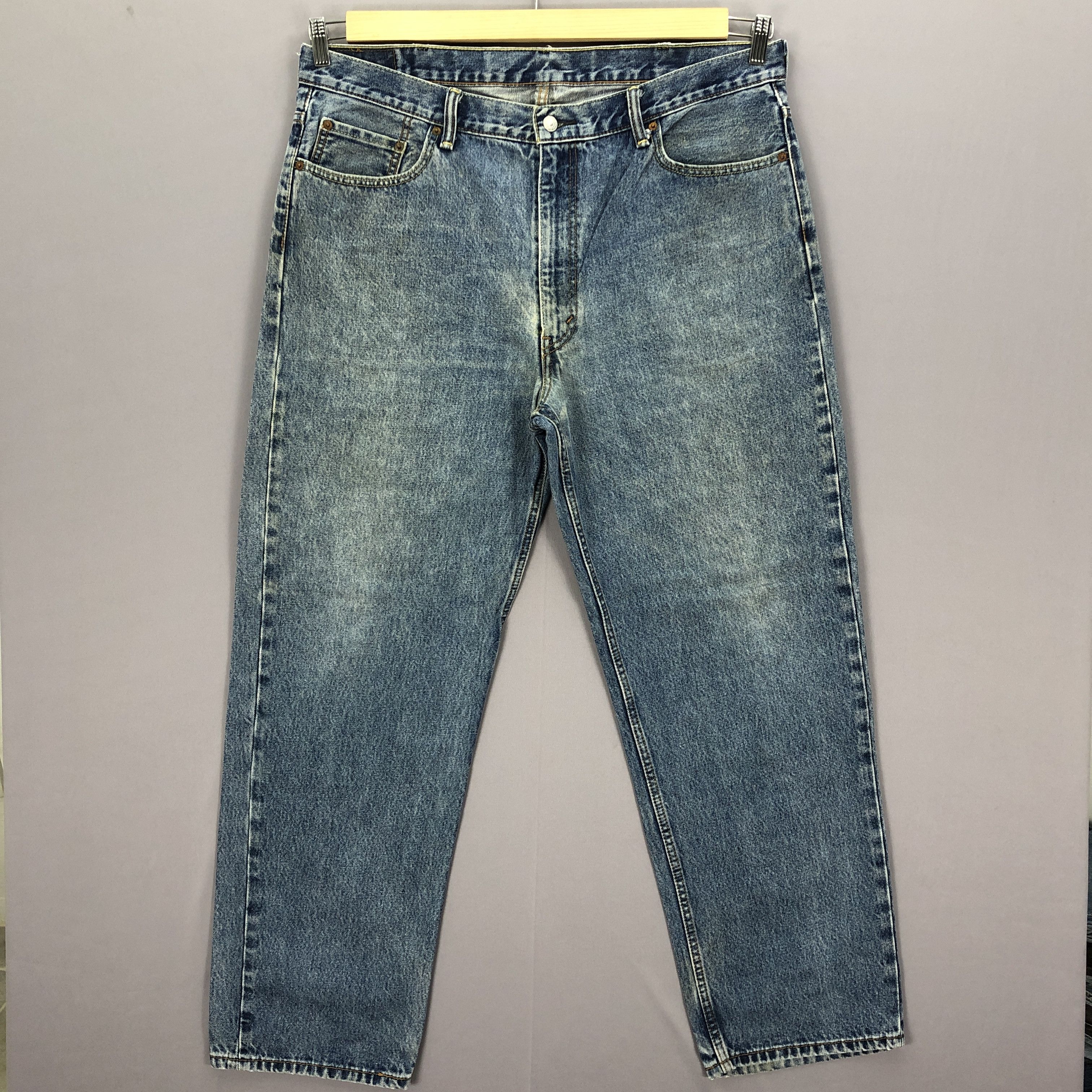 Levi's Vintage Y2K Levis 550 Faded Jeans Levi's Stonewash Denim Size US 38 / EU 54 - 1 Thumbnail