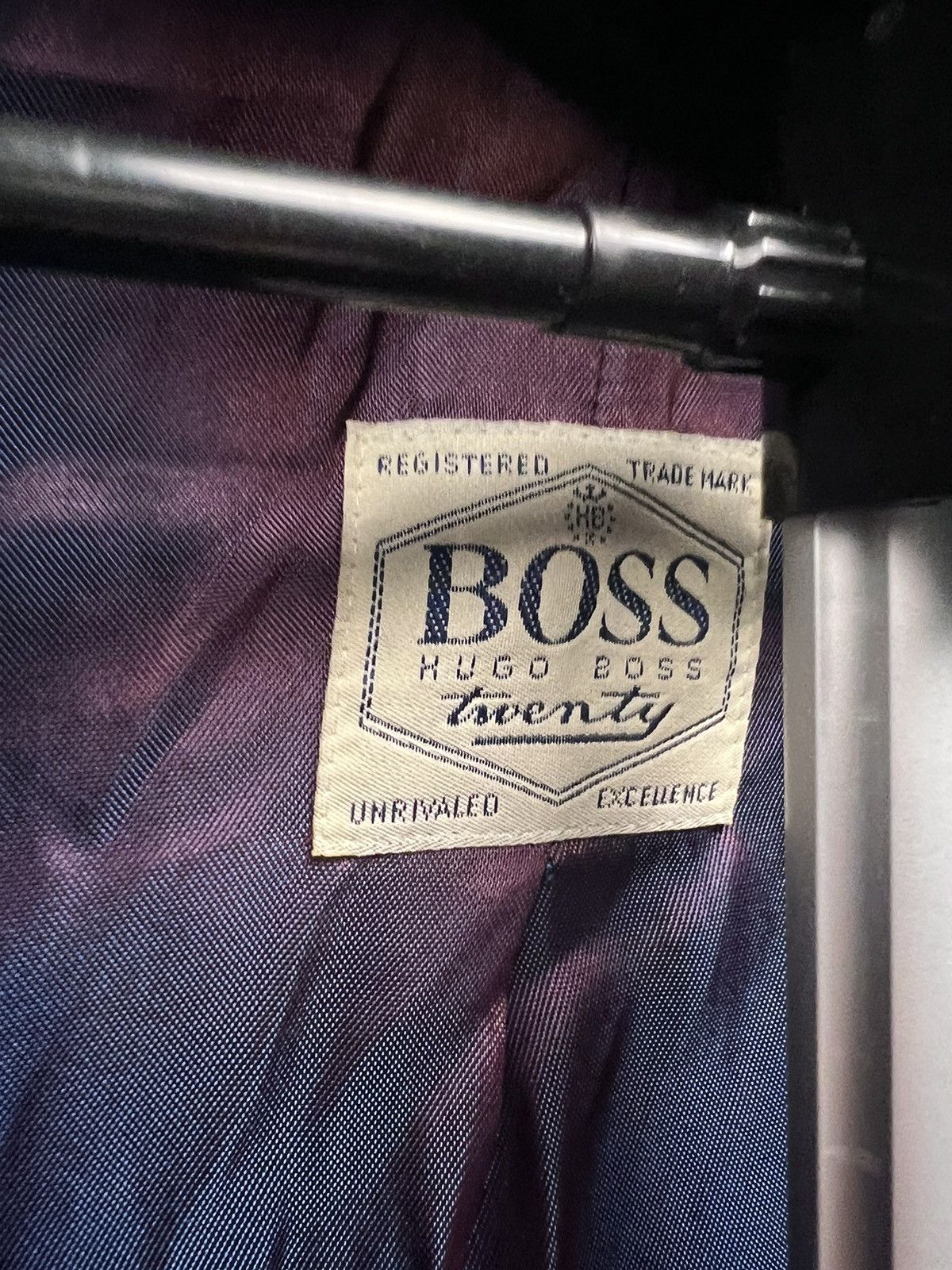 Hugo × Hugo Boss × Vintage 🔴 Vintage cashmere-wool Hugo Boss twenty Don Gil blazer Size 52R - 10 Thumbnail