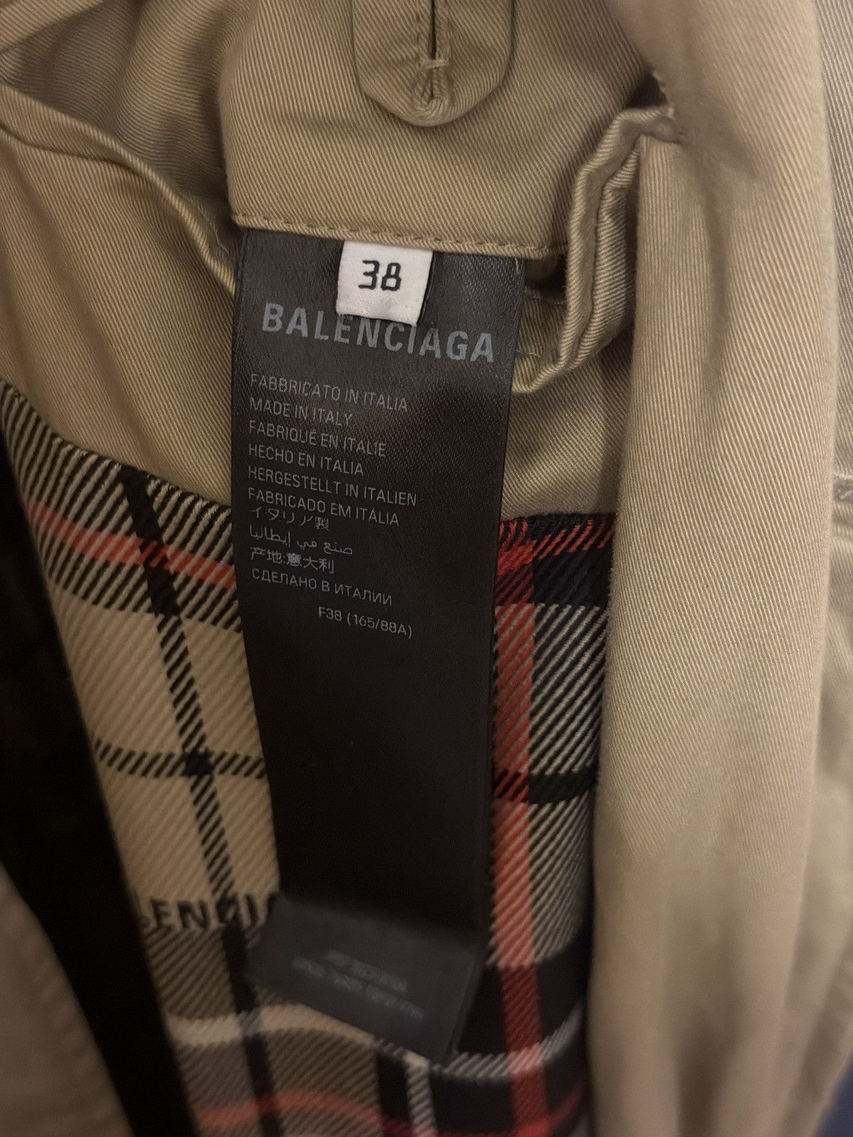 Balenciaga BALENCIAGA Deconstructed Oversized Long Trench Coat NWT Size S / US 4 / IT 40 - 7 Thumbnail
