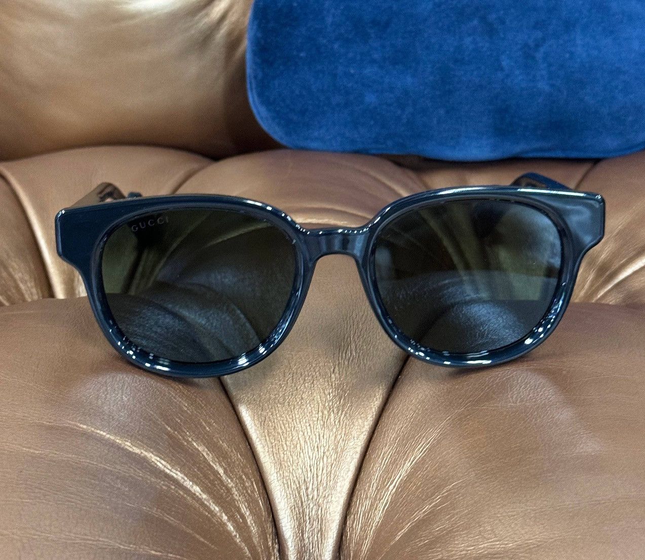 Gucci GUCCI GG1237S Ringo Shiina Eyewear Sunglasses Midnight Color Size ONE SIZE - 3 Thumbnail