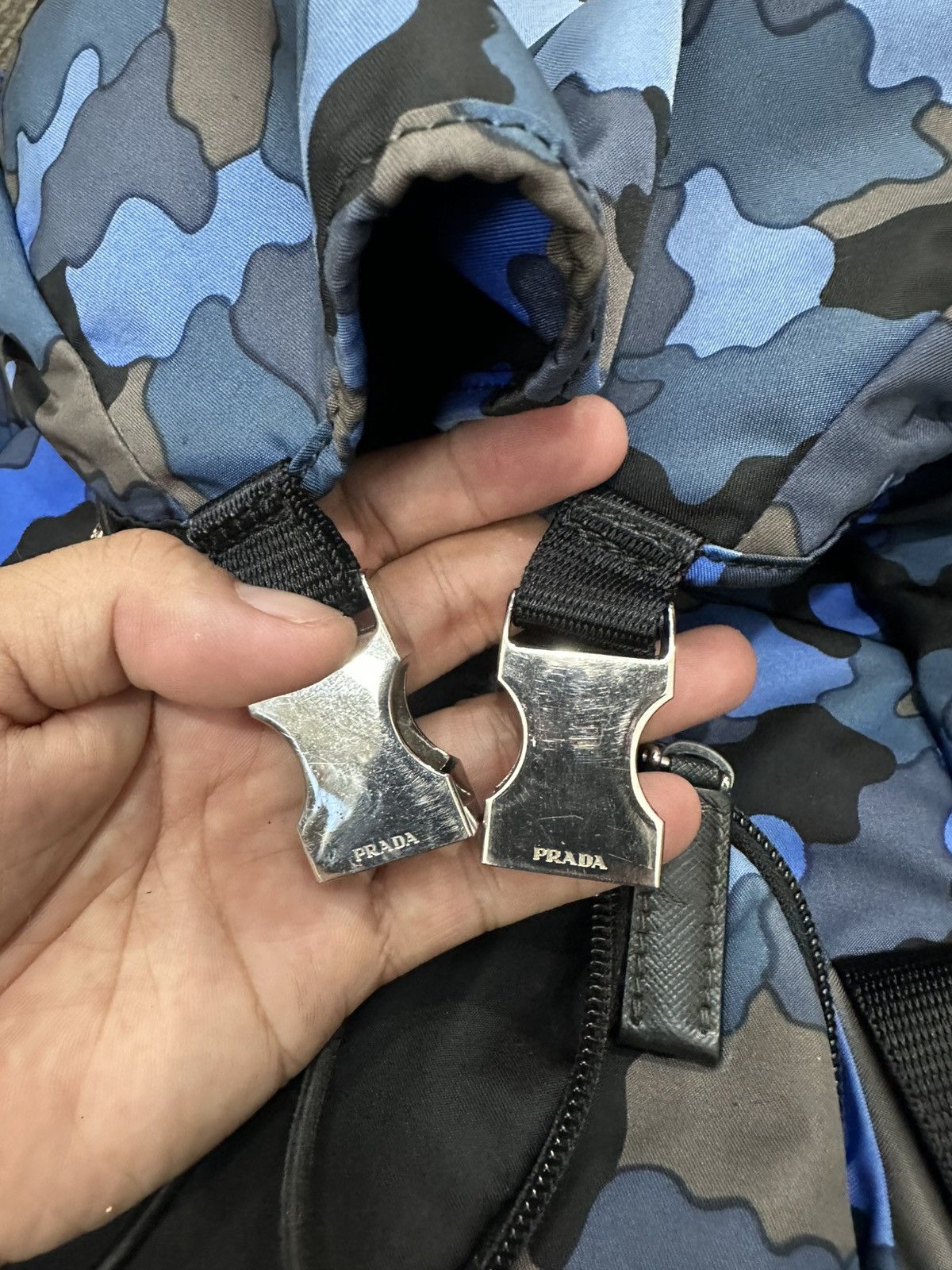 Prada Prada nylon camouflage backpack Size ONE SIZE - 8 Thumbnail