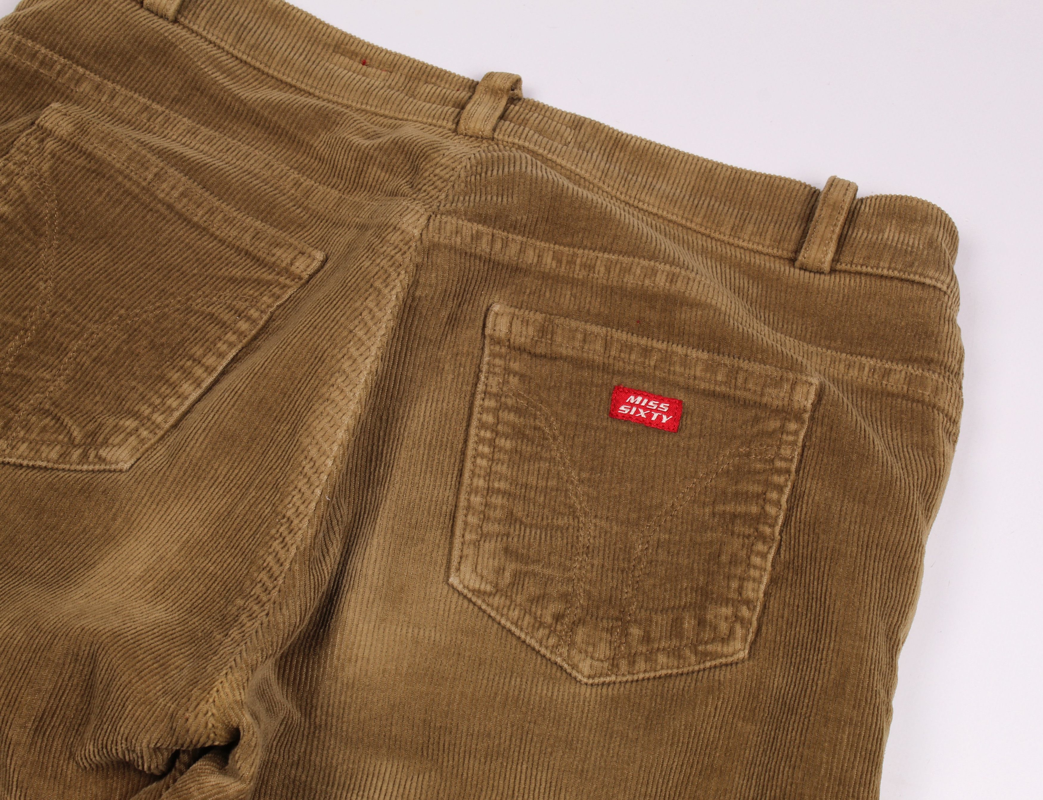 Miss Sixty × Vintage Vintage Miss Sixty Y2K Tommy Style Corduroy Boot Cut Pants Size 28" / US 6 / IT 42 - 7 Thumbnail