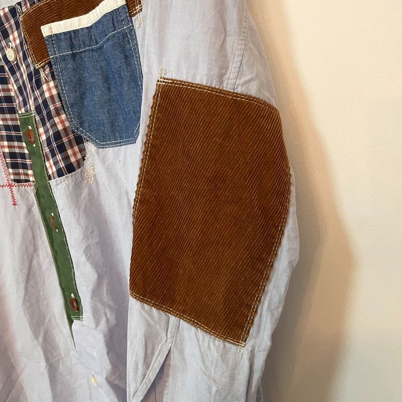 Junya Watanabe Junya Watanabe Stitched denim plaid corduroy light blue sp Size US M / EU 48-50 / 2 - 3 Thumbnail
