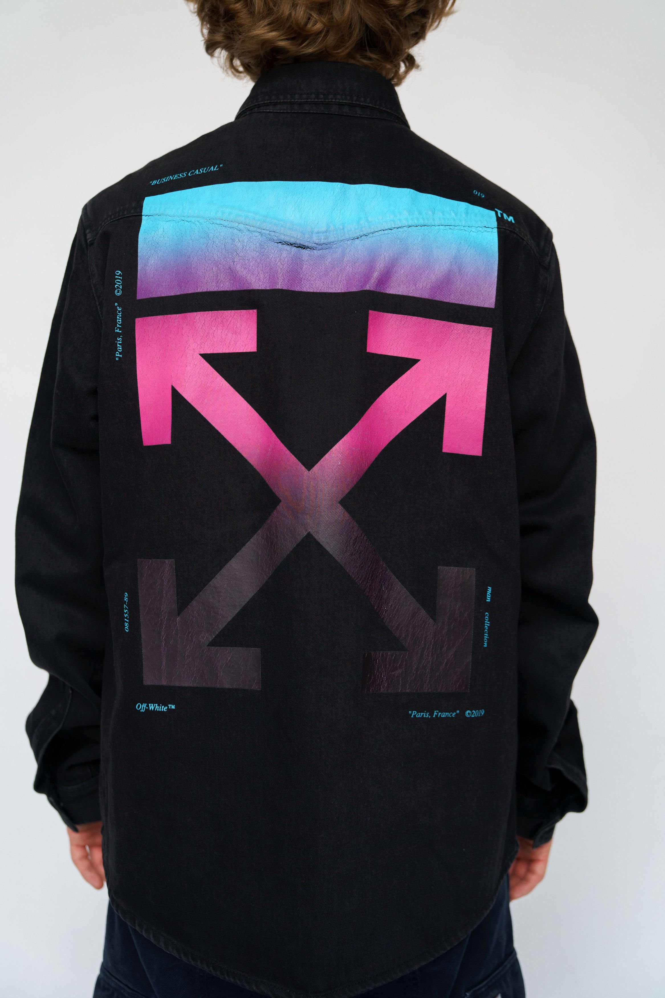 Off-White Off-White Gradient Denim Shirt Size US L / EU 52-54 / 3 - 1 Thumbnail