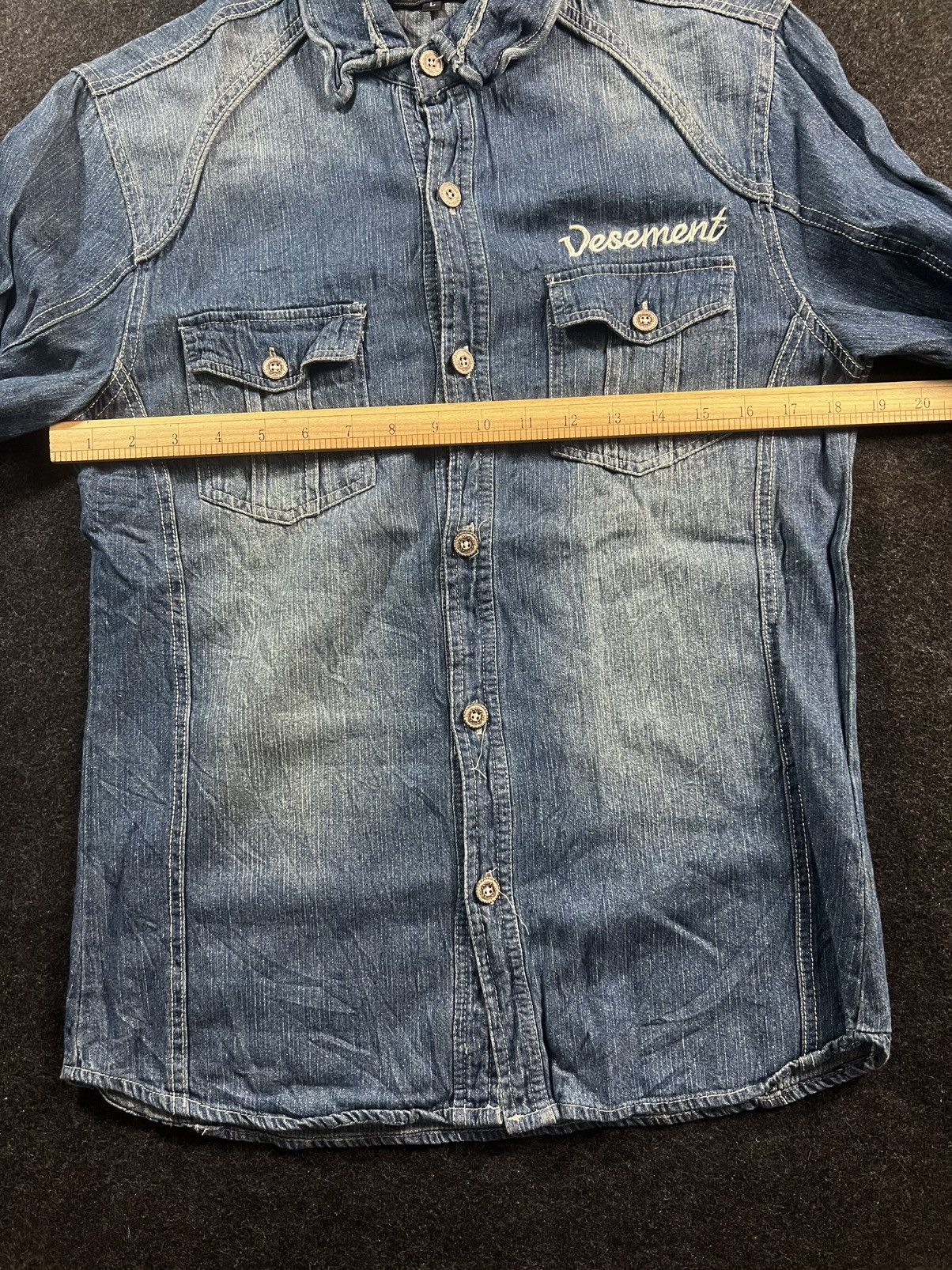 Tornado Mart Vintage In The Attic Homme Distressd Western Button Up Size US M / EU 48-50 / 2 - 6 Thumbnail