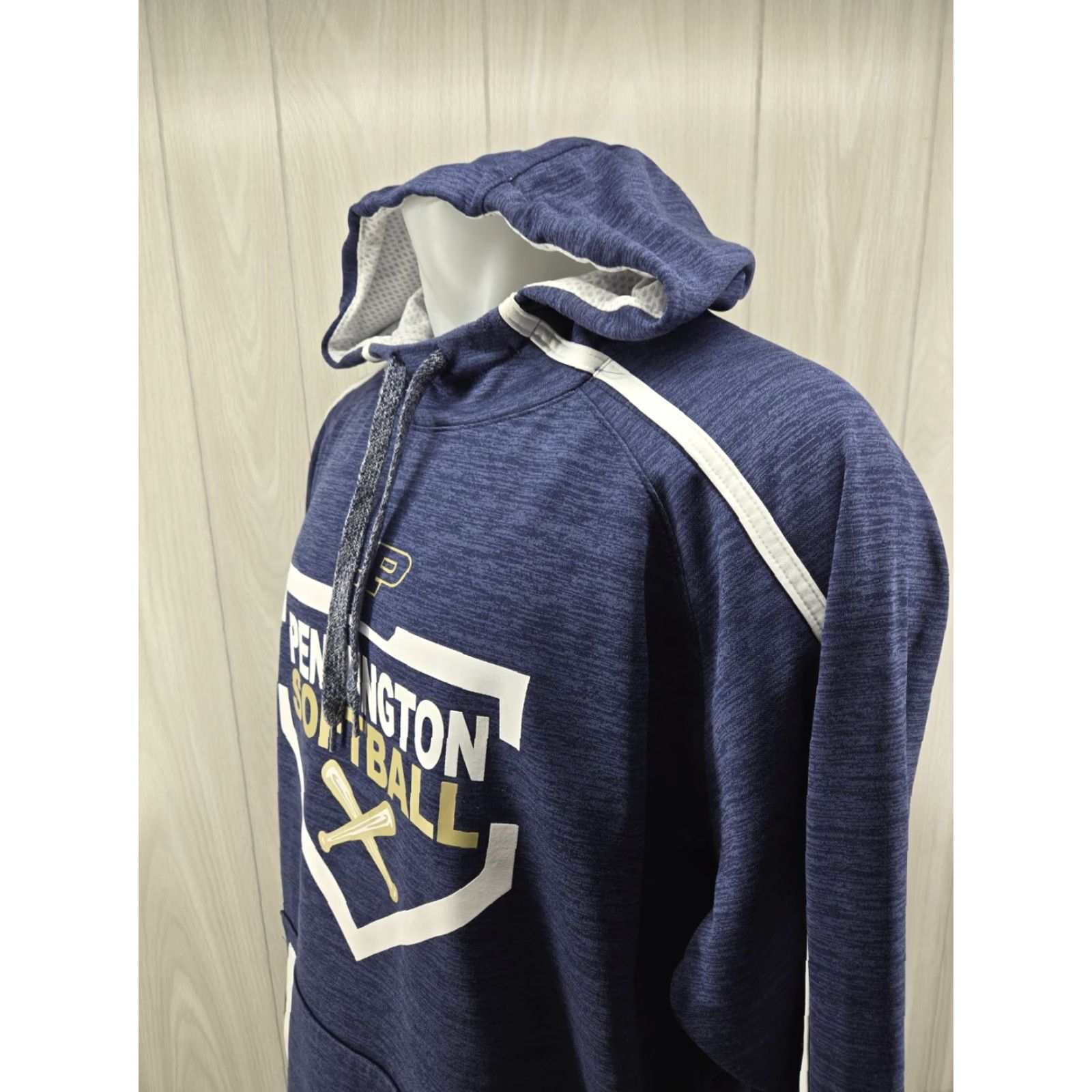 Augusta Sportswear VINTAGE JB Pennington High School Softball Mens Hoodie 2XL Blue Pullover Shirt Mens Size US XXL / EU 58 / 5 - 5 Thumbnail