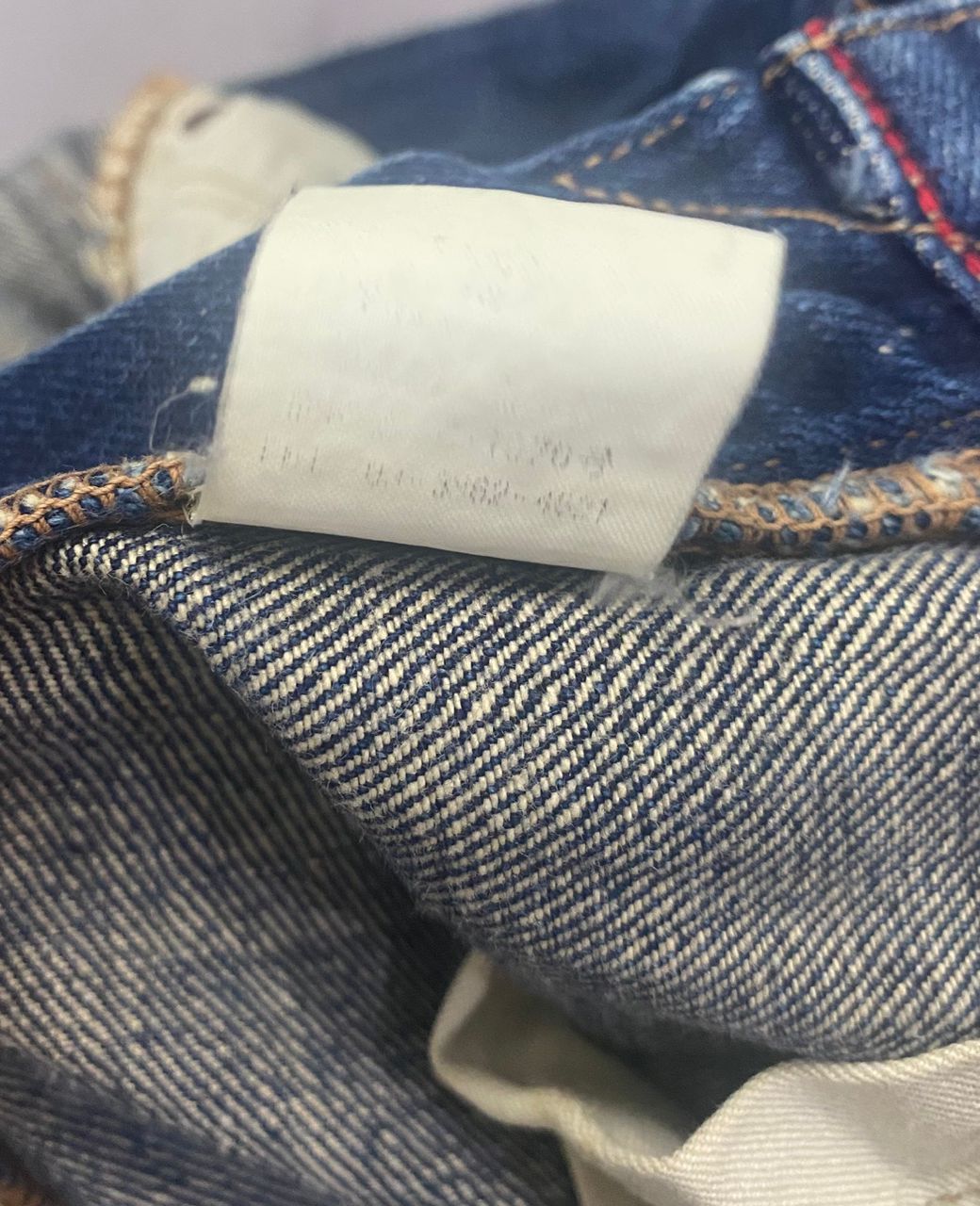 If Six Was Nine Vintage Paul Smith Red Ear Selvegde Distressed Denim Size US 28 / EU 44 - 17 Thumbnail
